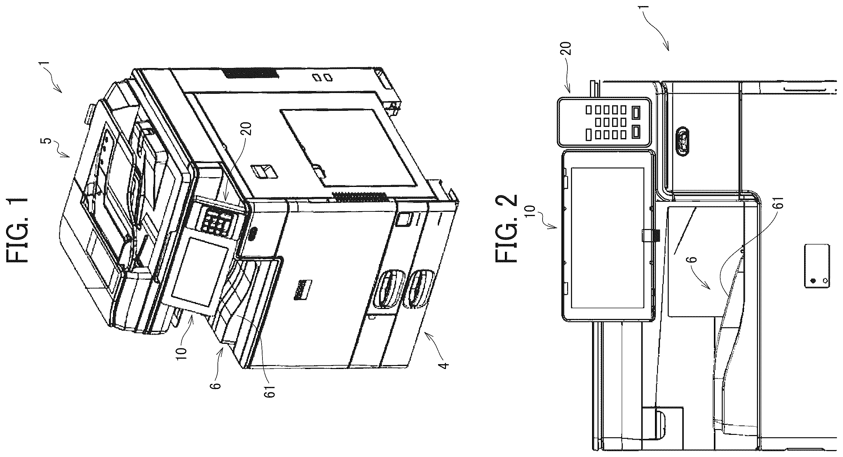 Patent US12613486 Figure 1 – Extended operation apparatus attachable to an image forming apparatus