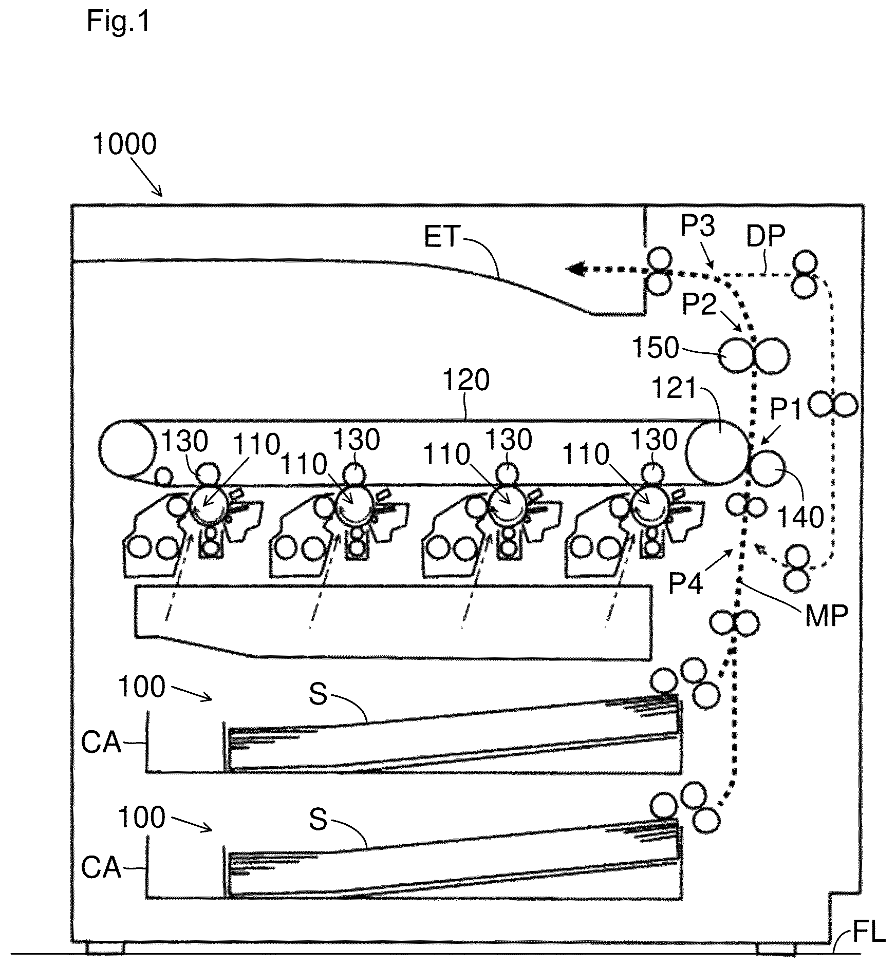 Patent US12613488 Figure 1 – Sheet feeding device and image forming apparatus including same