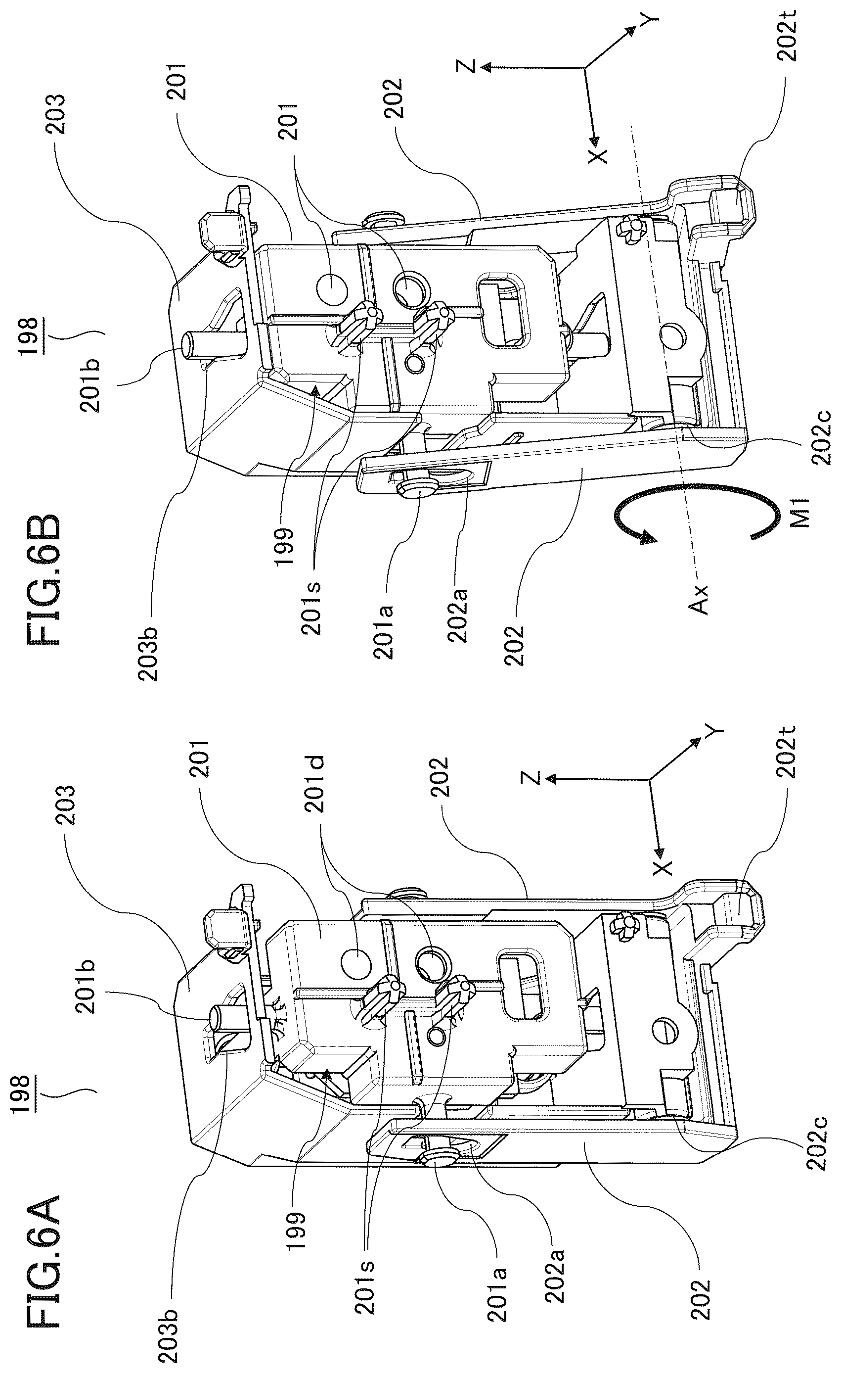 Patent US12613490 Figure 6 – Image forming apparatus with positioning mechanism for detection unit and for contact unit