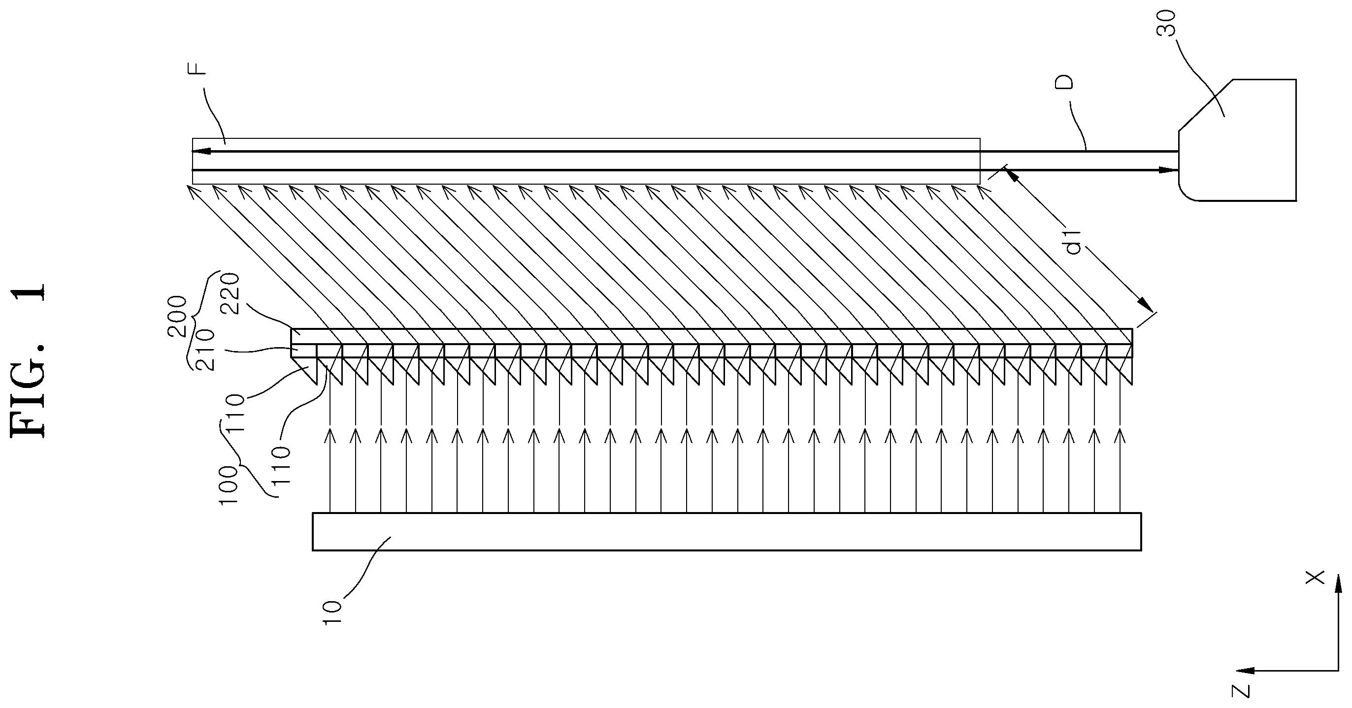 Patent US12613493 Figure 1 – Hologram sheet and hologram display apparatus including the same