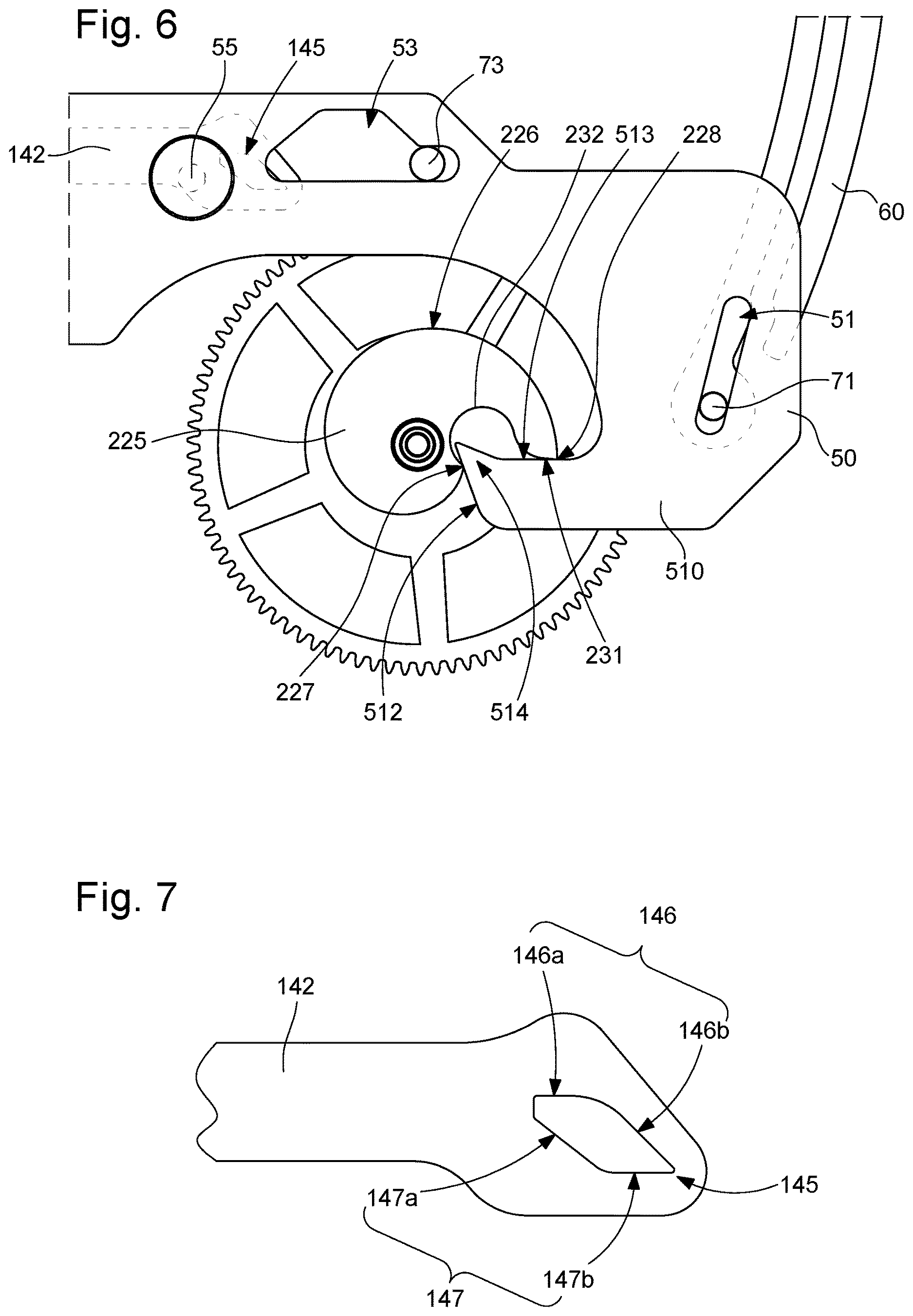 Patent US12613497 Figure 4 – Chronograph mechanism for a horological movement and timepiece comprising such a mechanism