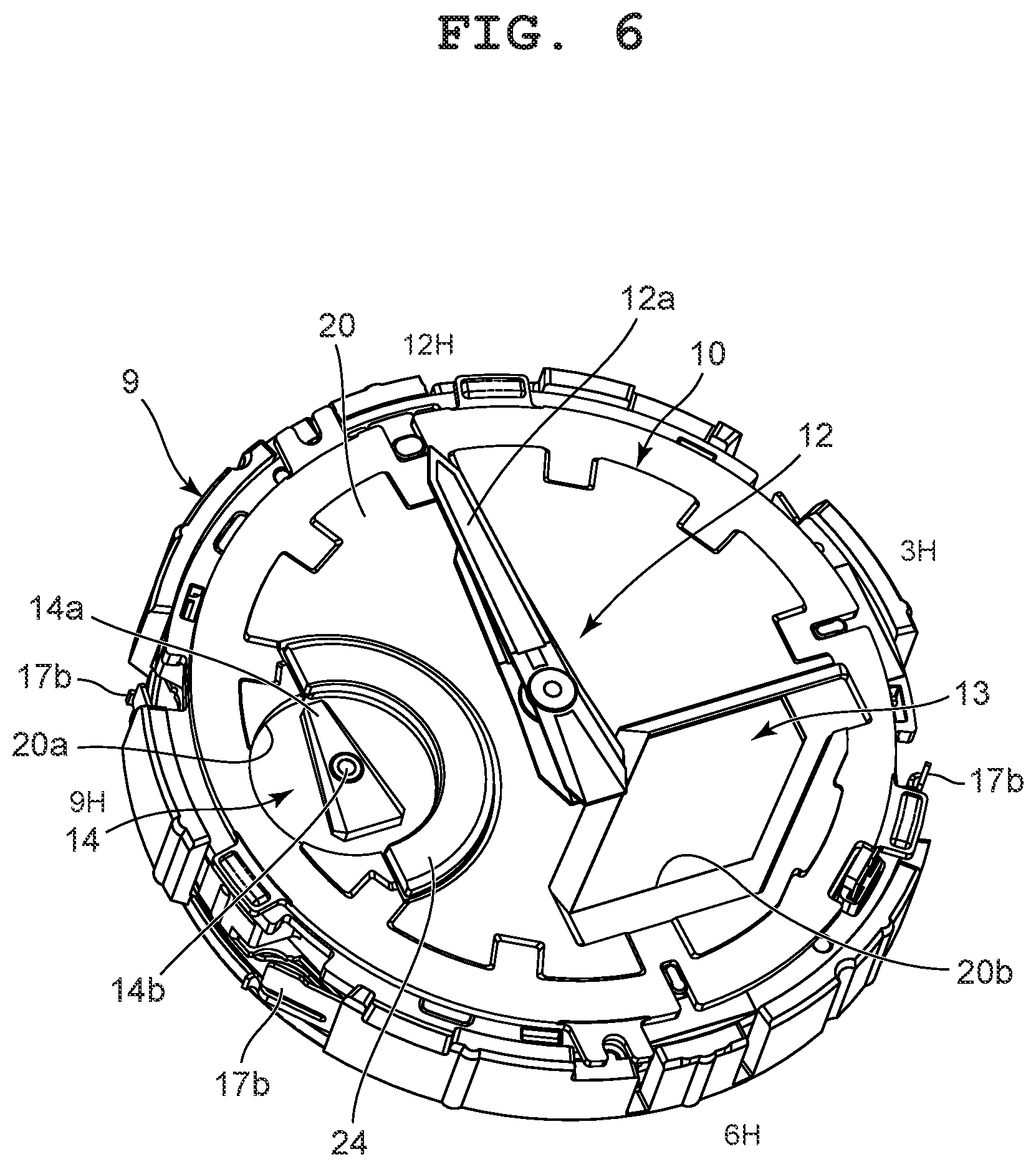 Patent US12613498 Figure 6 – Electronic device and timepiece