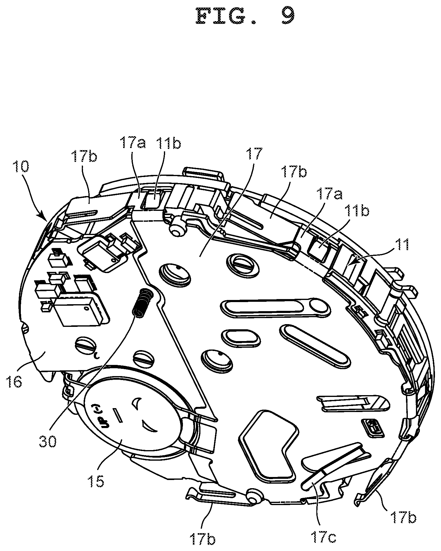 Patent US12613498 Figure 9 – Electronic device and timepiece