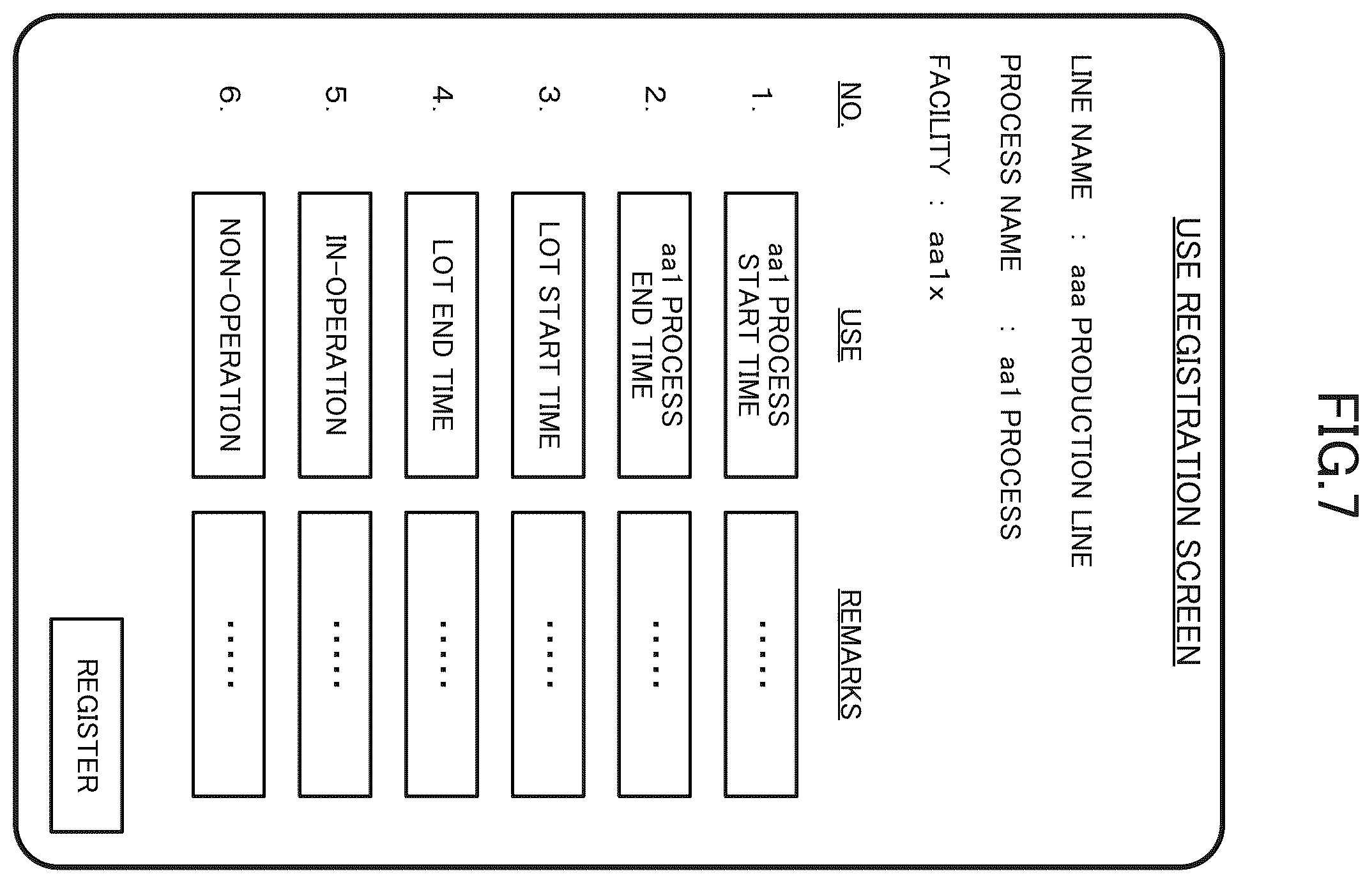 Patent US12613516 Figure 7 – Line management assistance device, line management assisting method, and recording medium