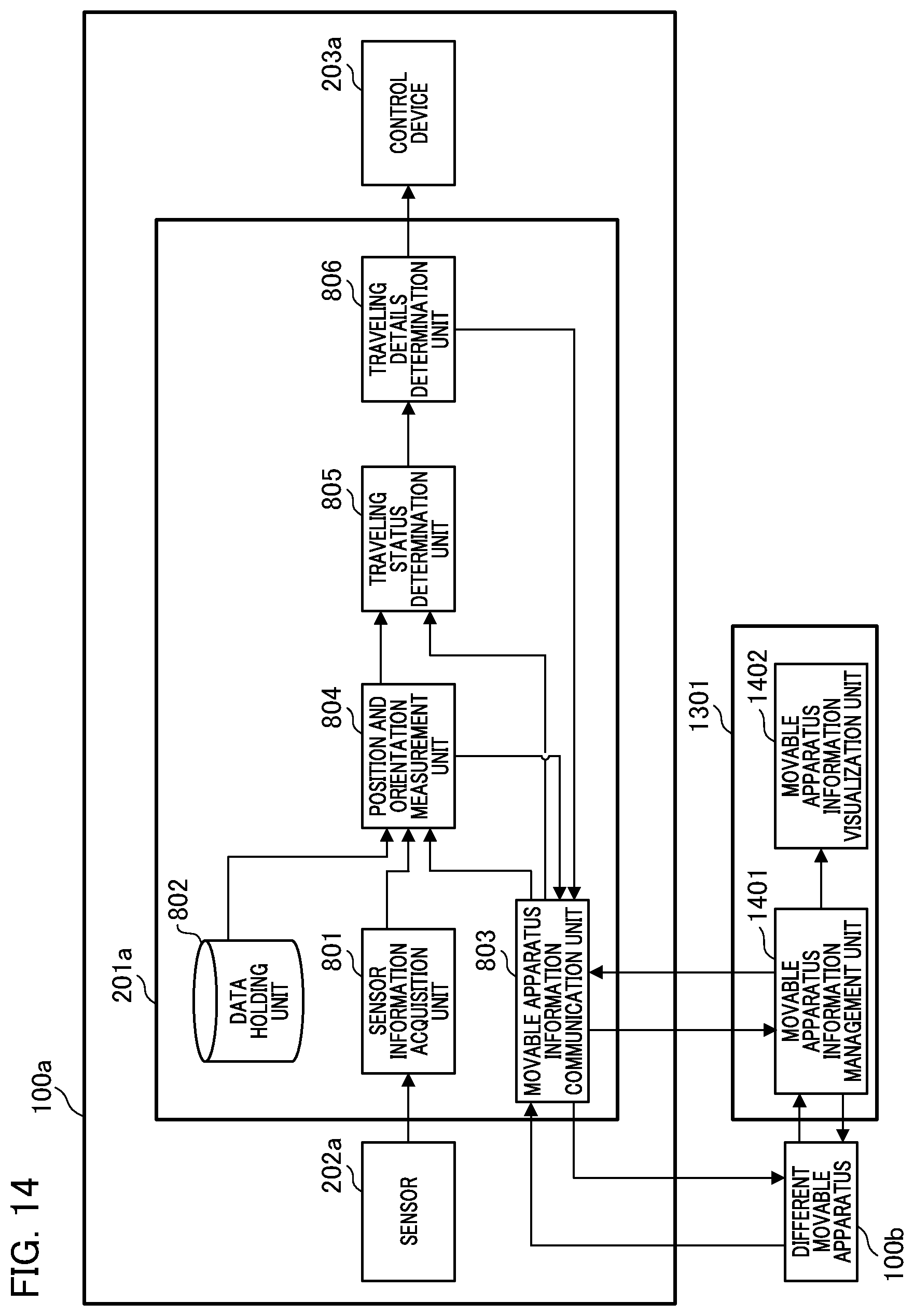 Patent US12613522 Figure 14 – Information processing device, movable apparatus, information processing method, and storage medium