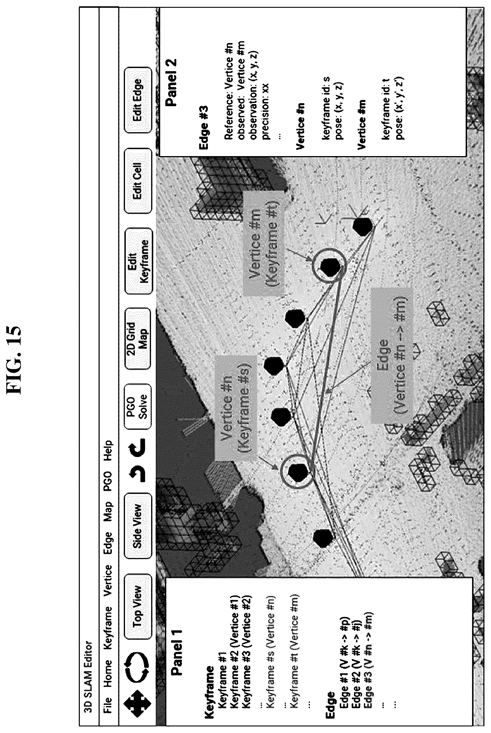 Patent US12613524 Figure 13 – Apparartus and method for editing 3D slam data