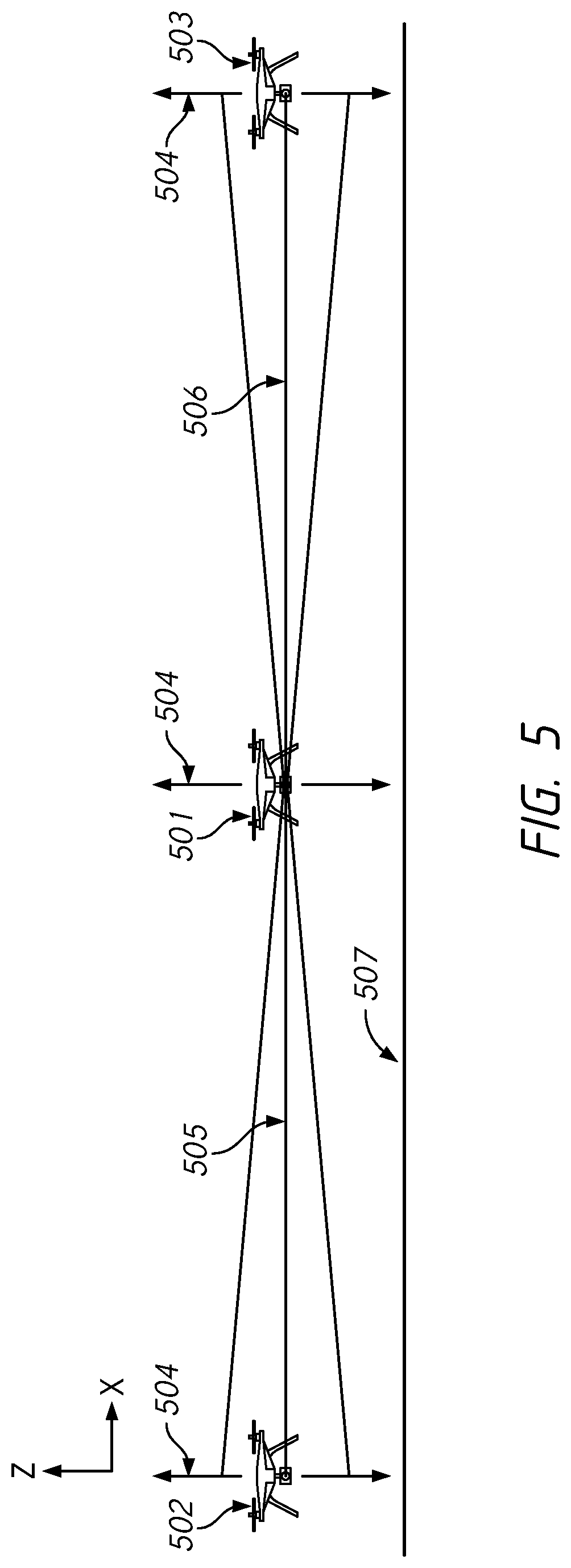 Patent US12613528 Figure 5 – Apparatuses, systems, and methods for gas flux measurements with mobile platforms