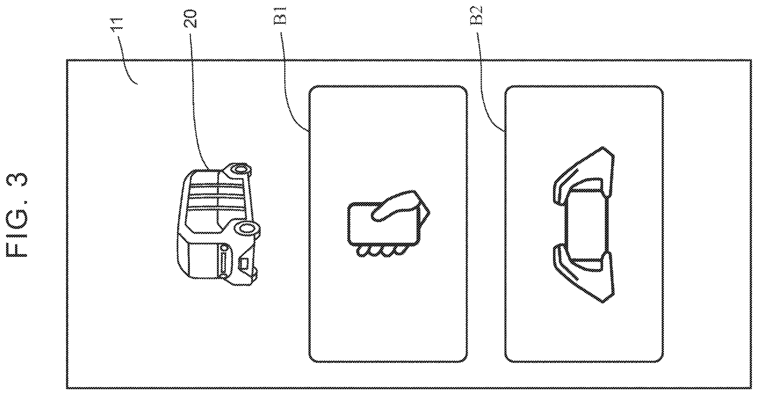 Patent US12613529 Figure 3 – Portable terminal and vehicle control system