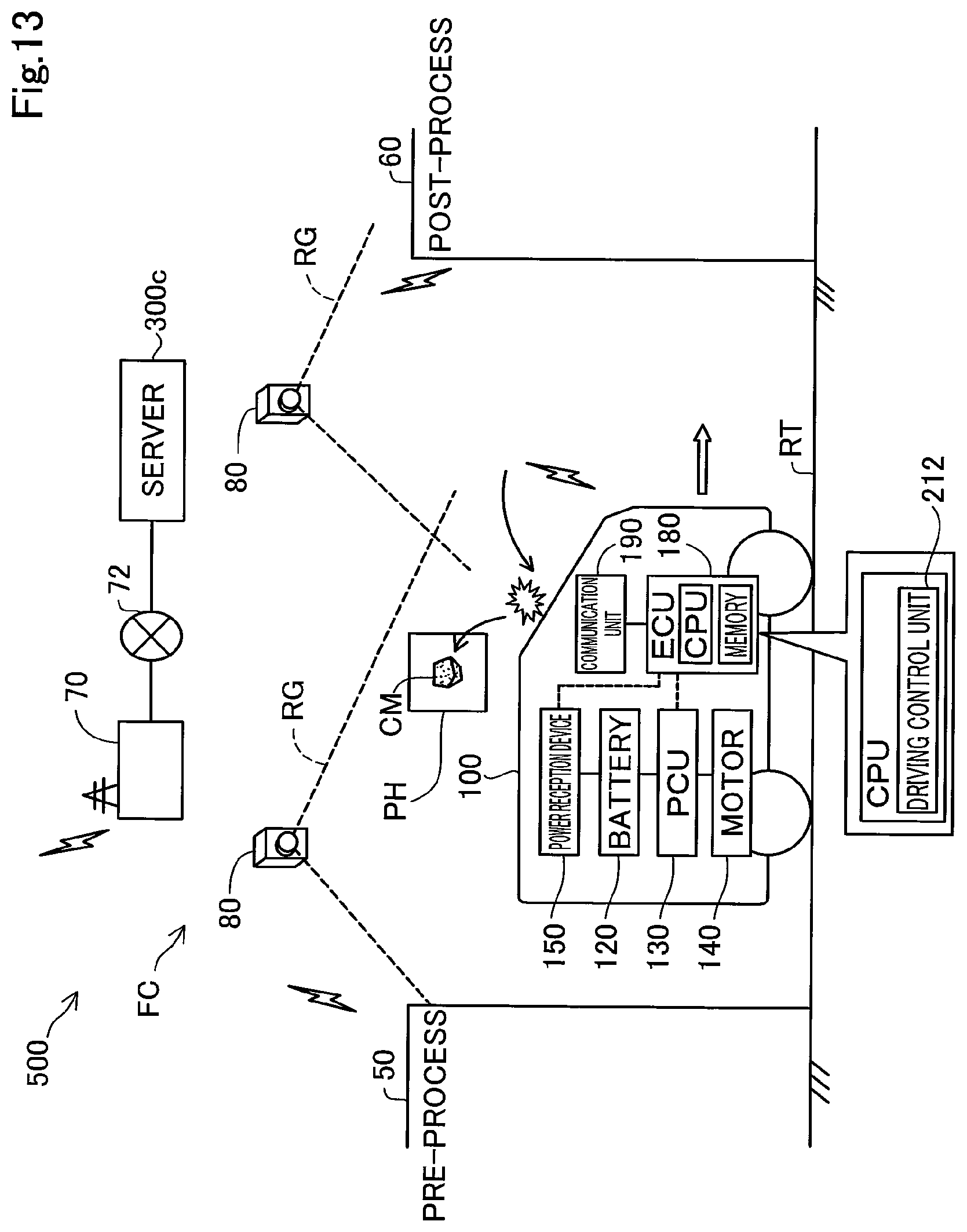 Patent US12613531 Figure 14 – Abnormality detection device, detection device, and vehicle