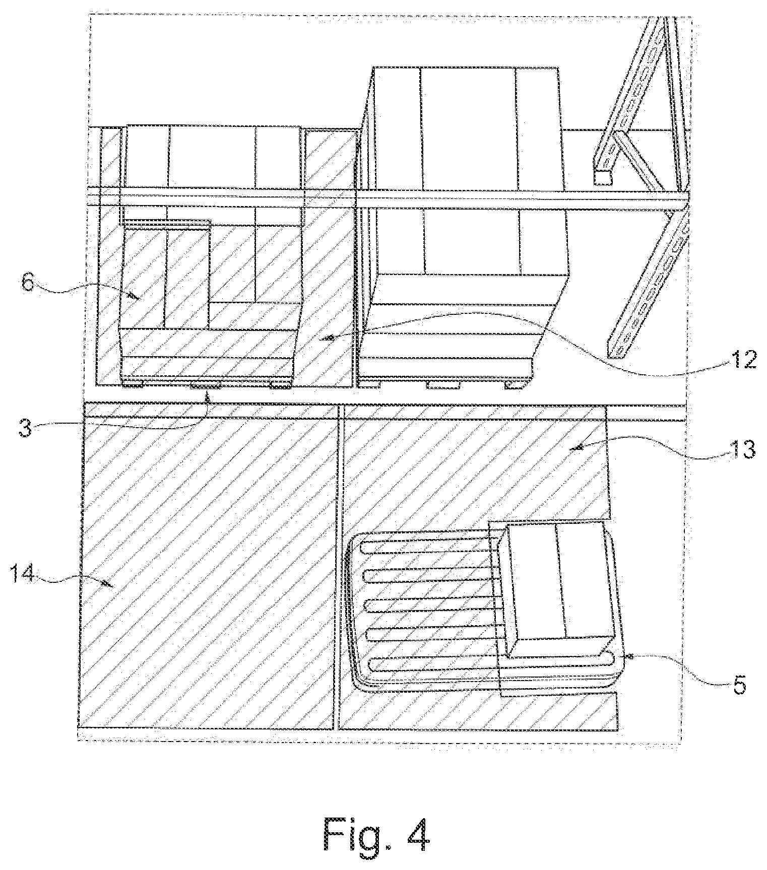 Patent US12613532 Figure 3 – System and method for three-dimensionally securing a load-handling environment of load-handling kinematics in a changing work environment