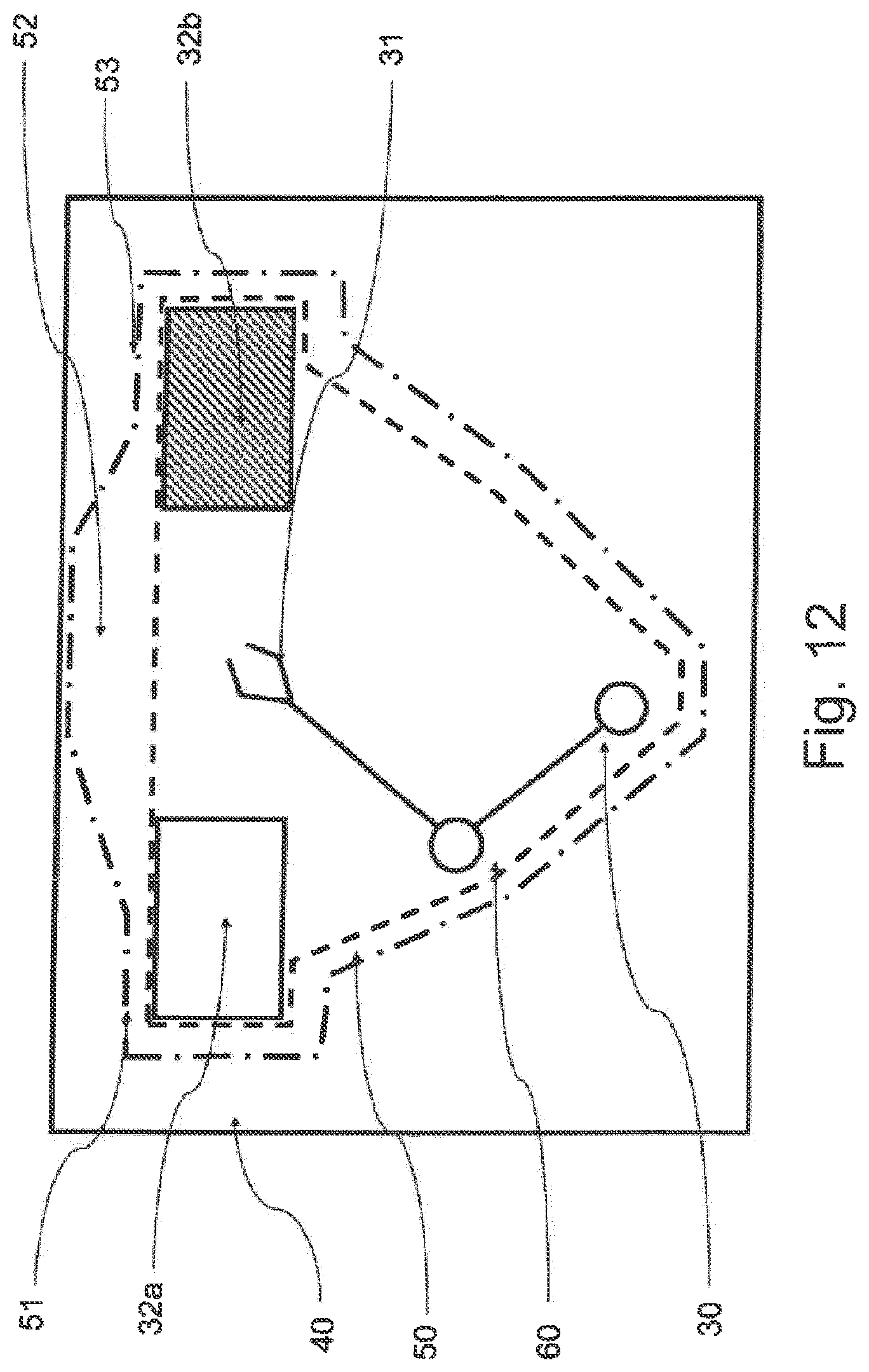 Patent US12613532 Figure 8 – System and method for three-dimensionally securing a load-handling environment of load-handling kinematics in a changing work environment