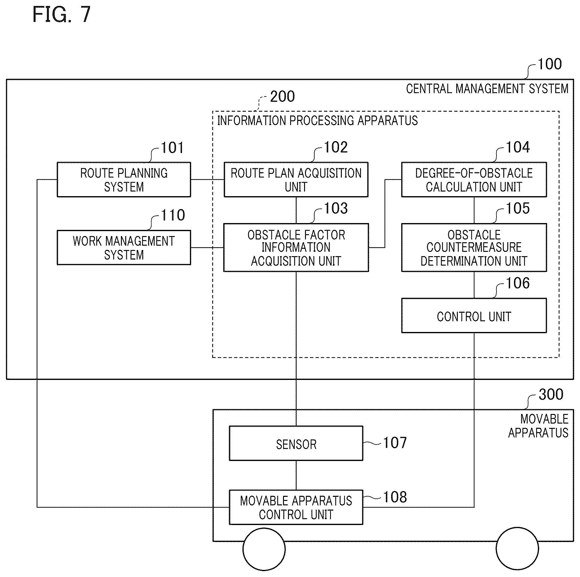 Patent US12613533 Figure 7 – Information processing apparatus, movable apparatus, information processing method, and storage medium