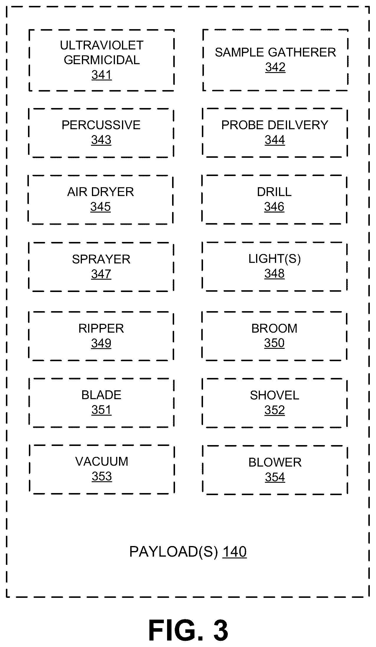 Patent US12613536 Figure 3 – Localization of a device within an enclosed bulk store for granular material