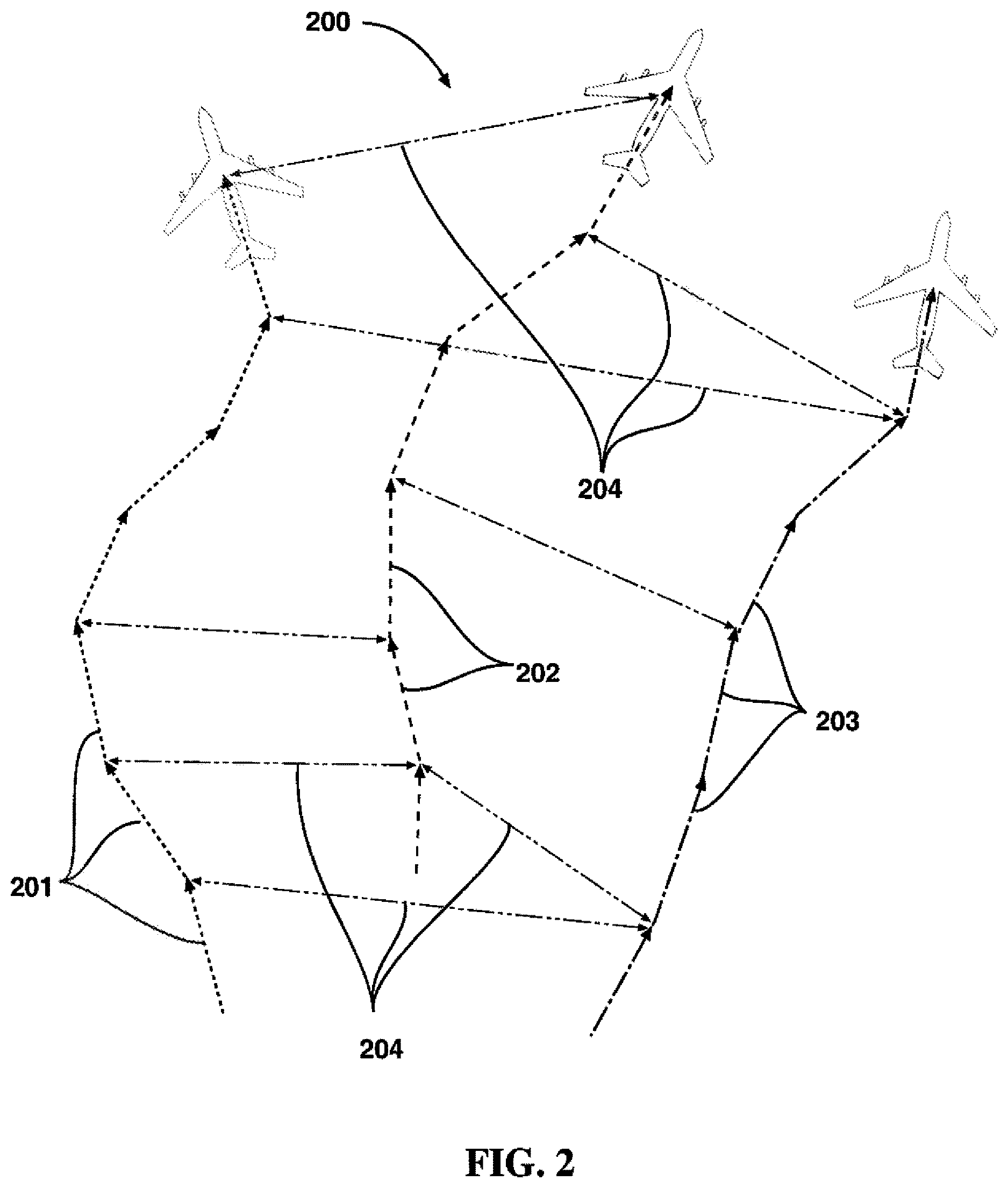 Patent US12613537 Figure 2 – System for synthetic aperture for cooperative navigation