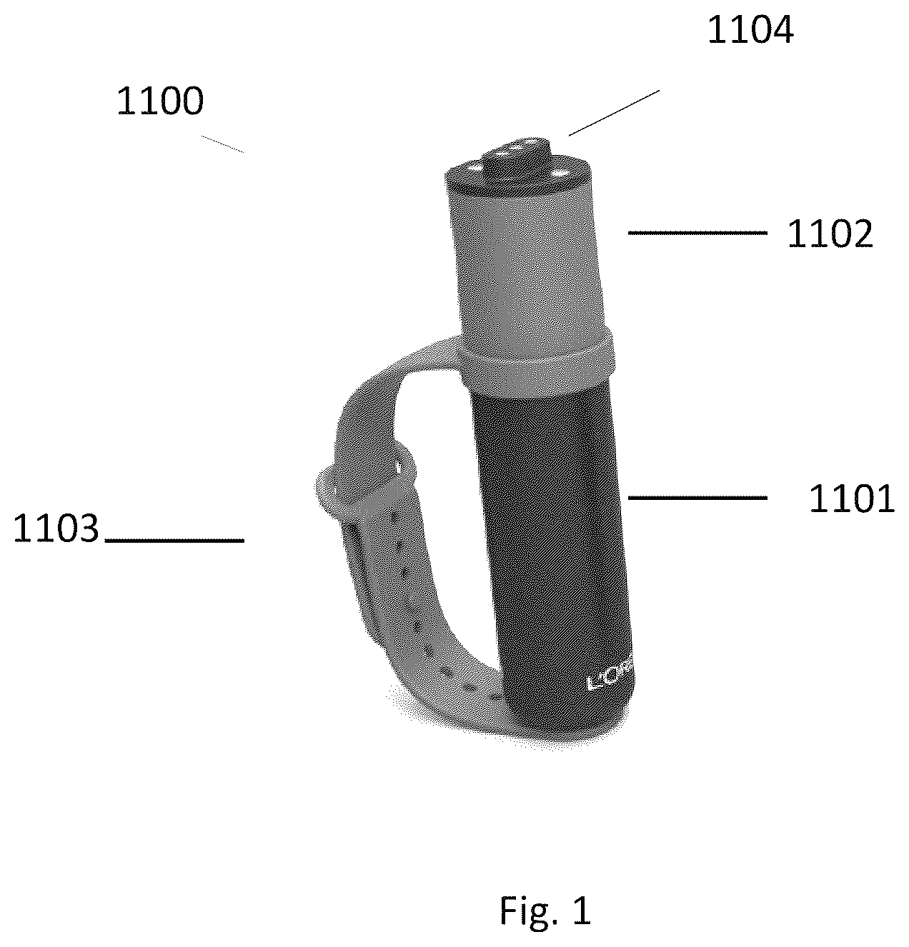 Patent US12613538 Figure 1 – Smart system and ecosystem for cosmetic applicator configured for users with limited mobility