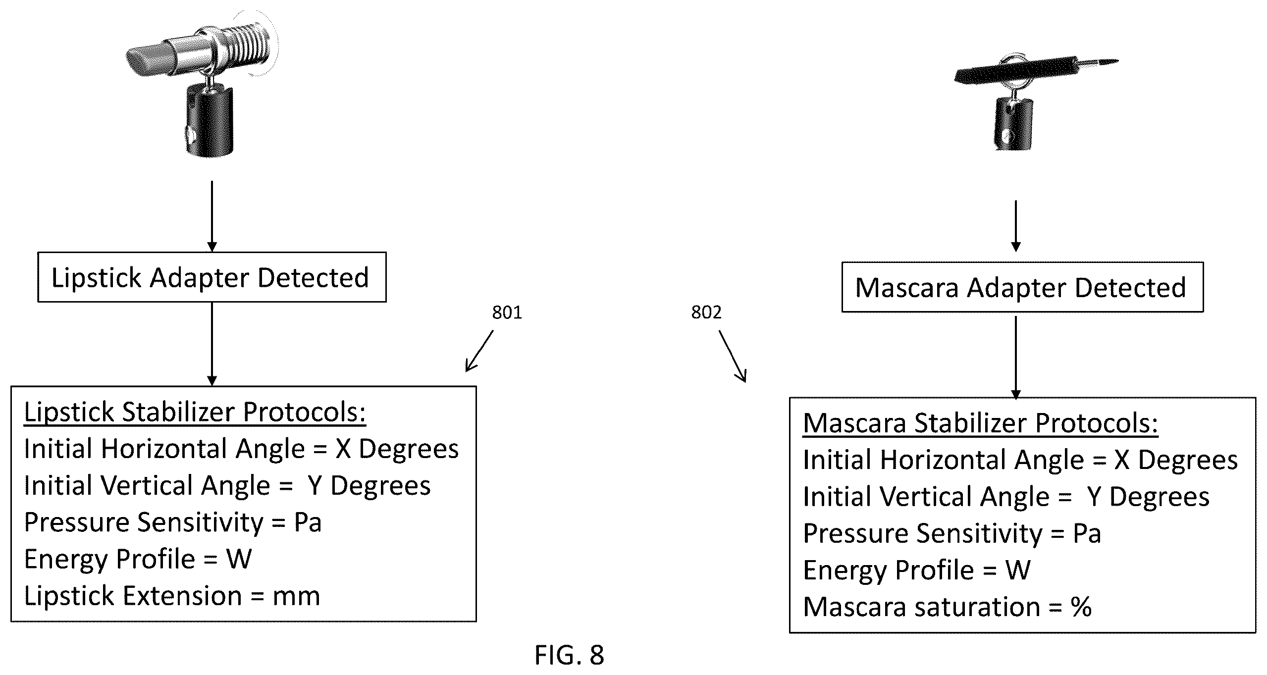 Patent US12613538 Figure 11 – Smart system and ecosystem for cosmetic applicator configured for users with limited mobility