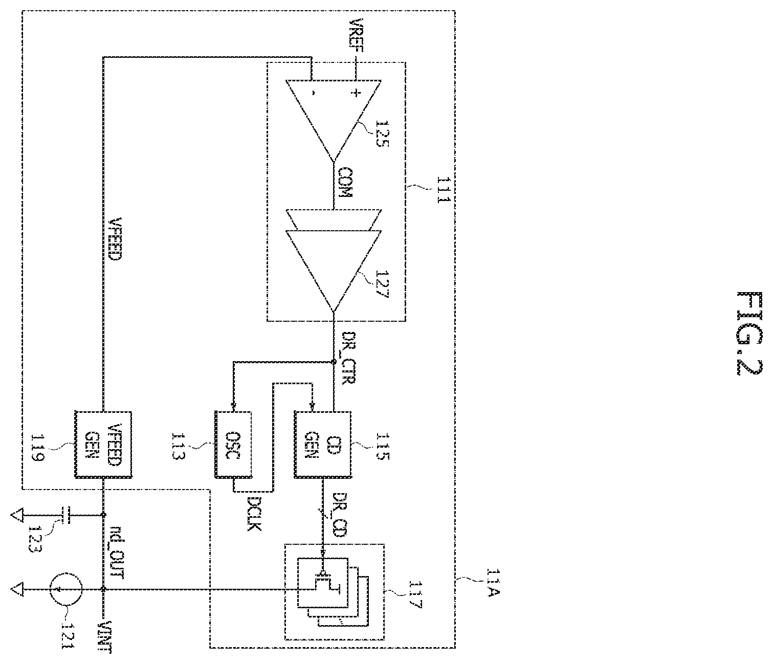 Patent US12613543 Figure 2 – Electronic devices including internal voltage generation circuits