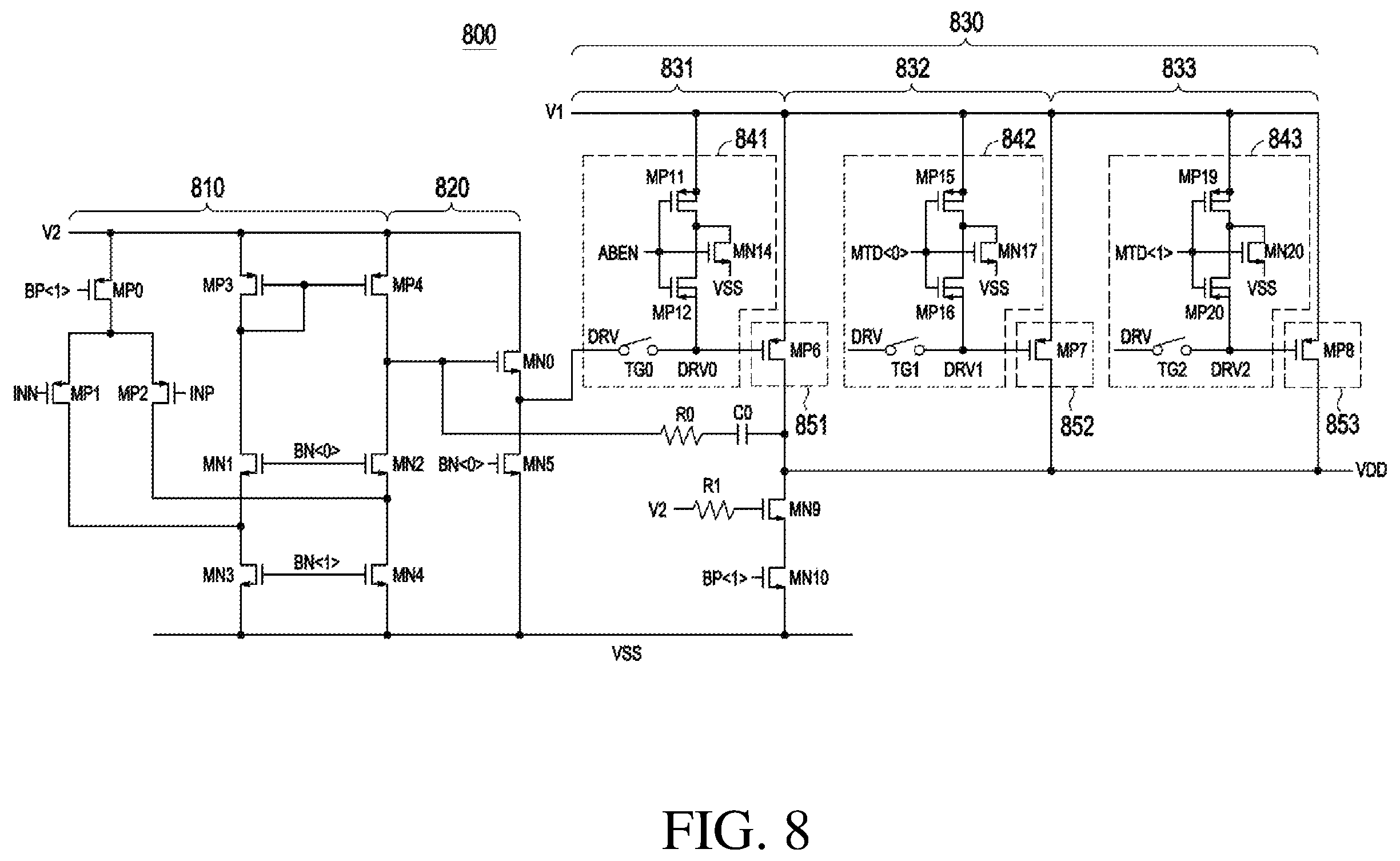 Patent US12613544 Figure 6 – Low dropout regulators