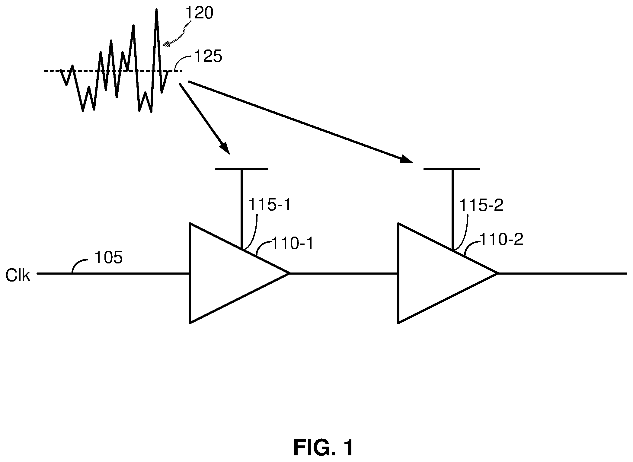Patent US12613545 Figure 1 – Low-profile power supply regulator utilizing flipped voltage follower