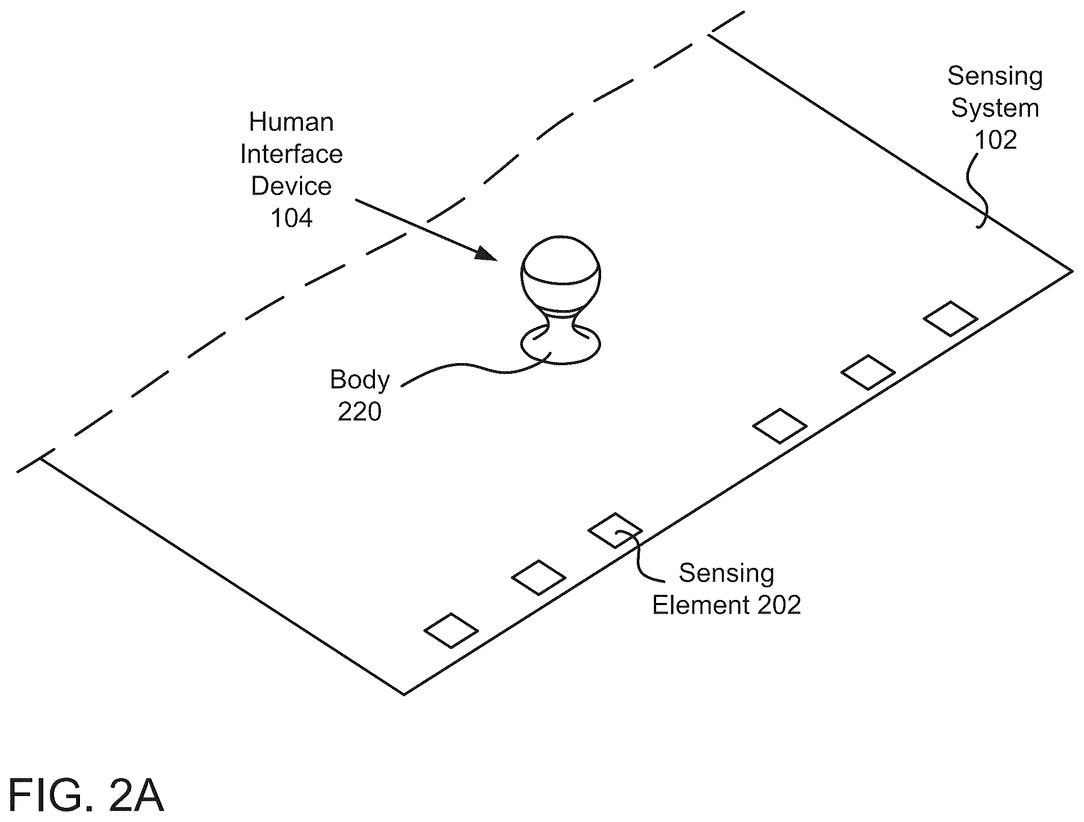Patent US12613546 Figure 2 – Mobile passive joystick with magnet sensing