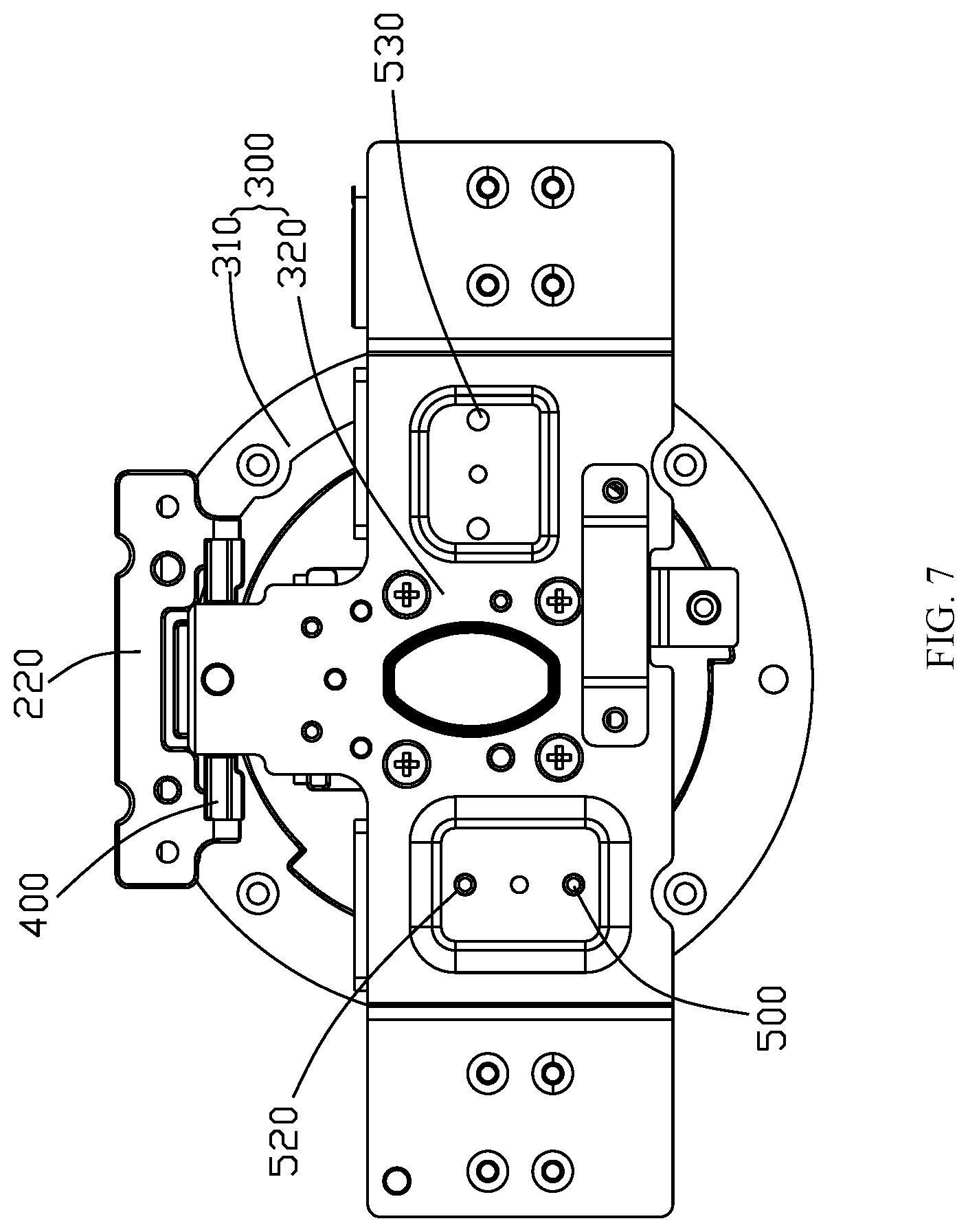 Patent US12613547 Figure 6 – Electronic apparatus with slide-and-rotate hinge having height-actuated lock