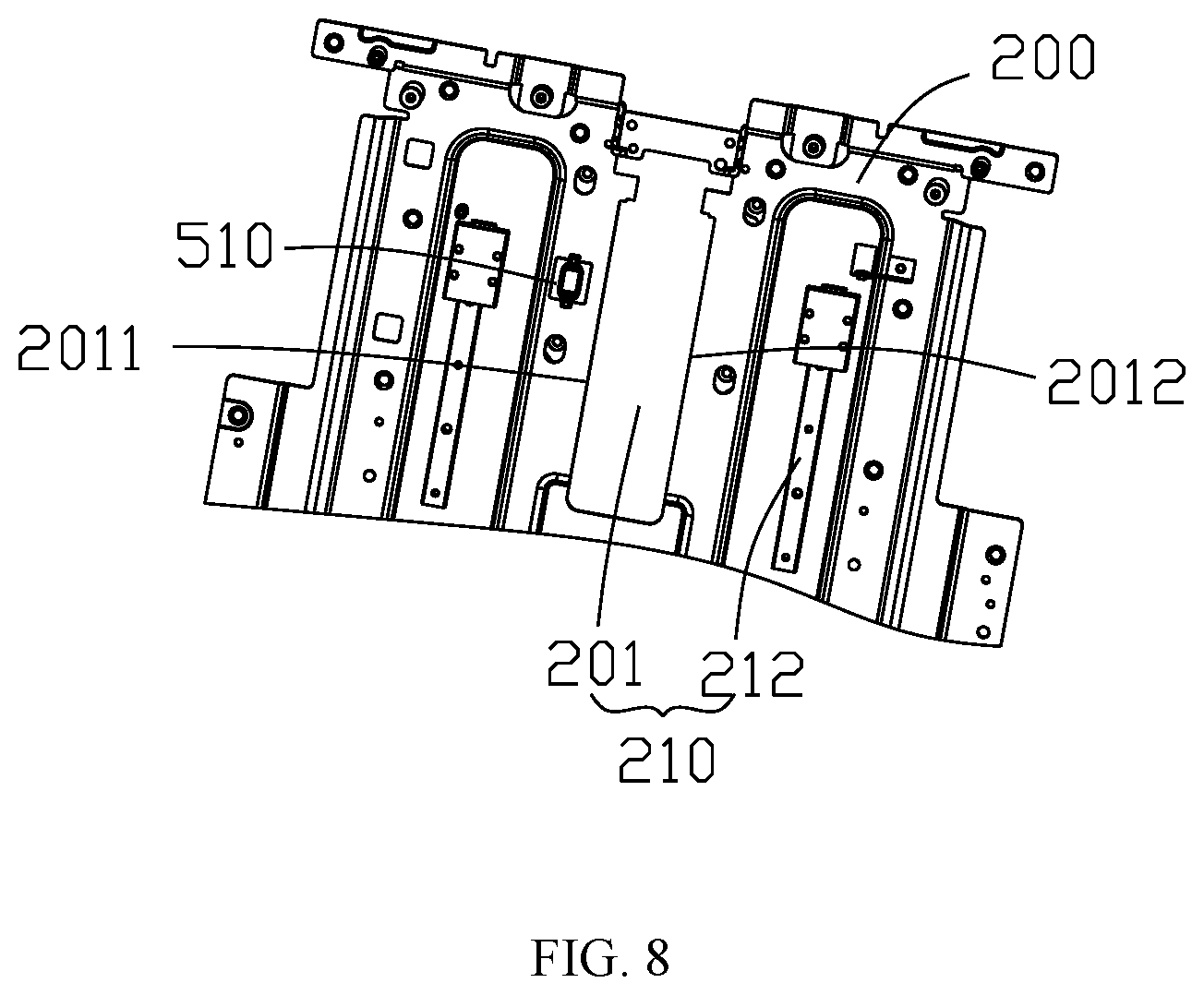 Patent US12613547 Figure 7 – Electronic apparatus with slide-and-rotate hinge having height-actuated lock