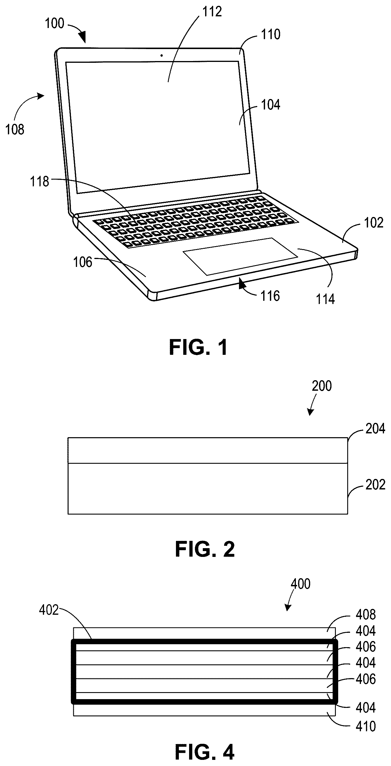 Patent US12613548 — Composite materials for electronic device chassis and related methods — Figure 1