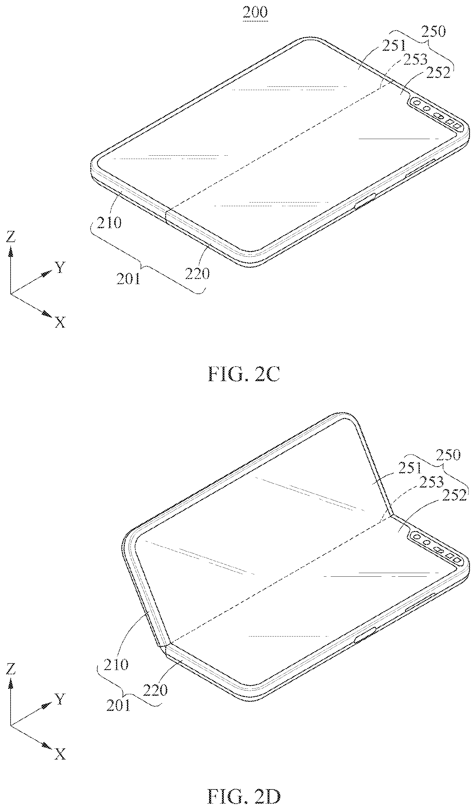 Patent US12613549 Figure 4 – Hinge assembly and electronic device including the same