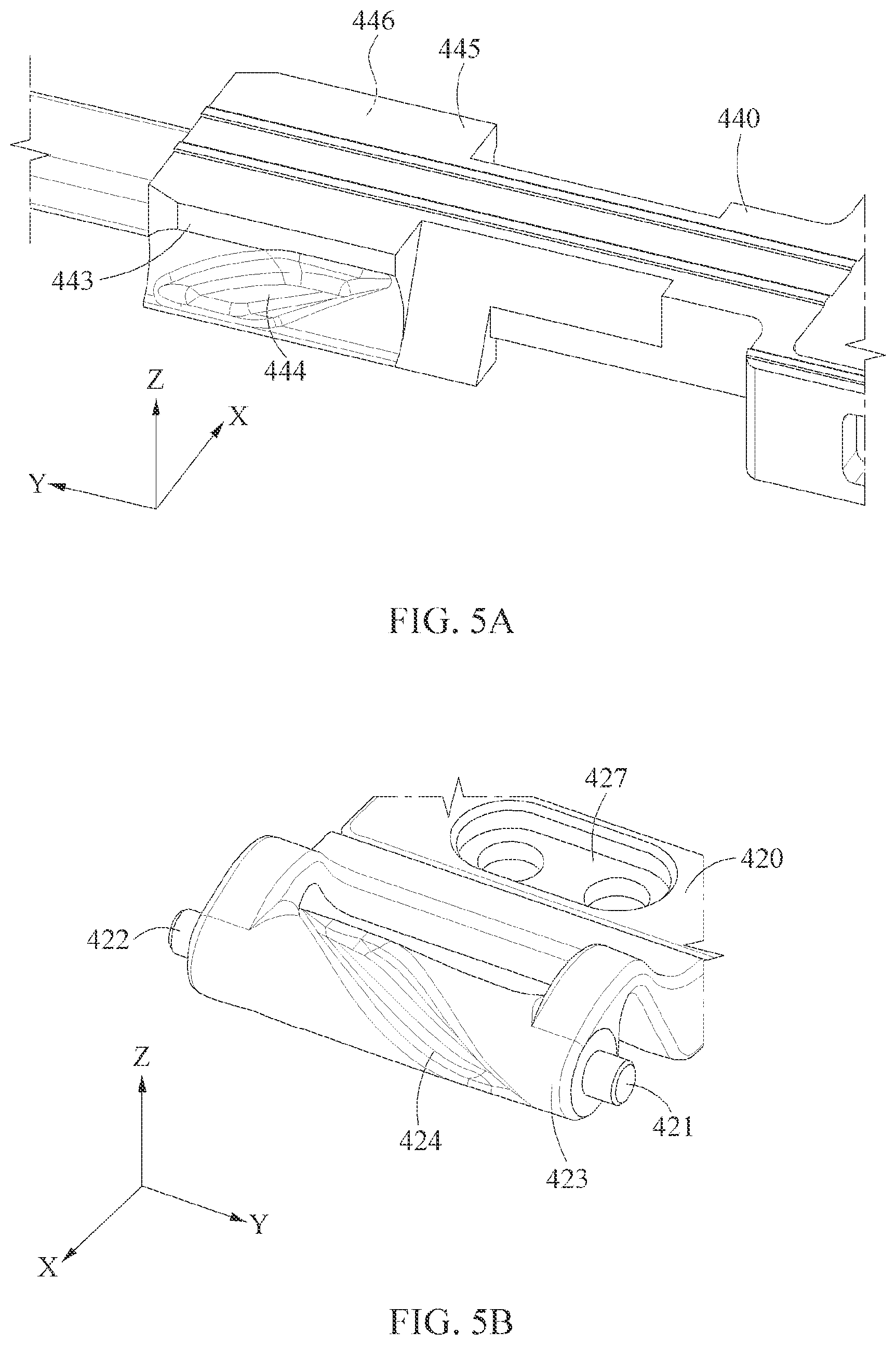 Patent US12613549 Figure 8 – Hinge assembly and electronic device including the same