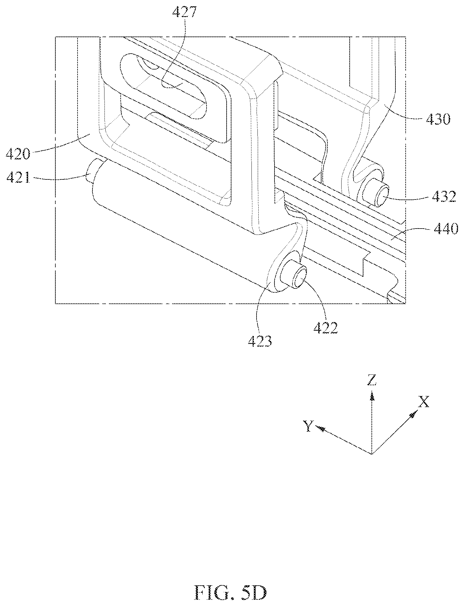 Patent US12613549 Figure 10 – Hinge assembly and electronic device including the same