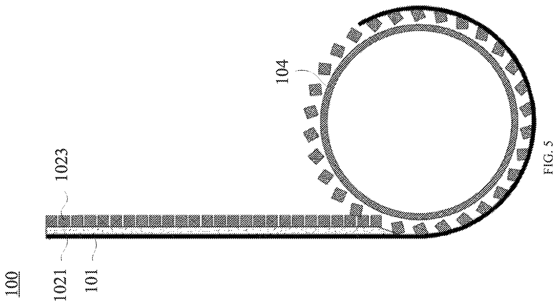 Patent US12613553 Figure 3 – Flexible display device and electronic equipment