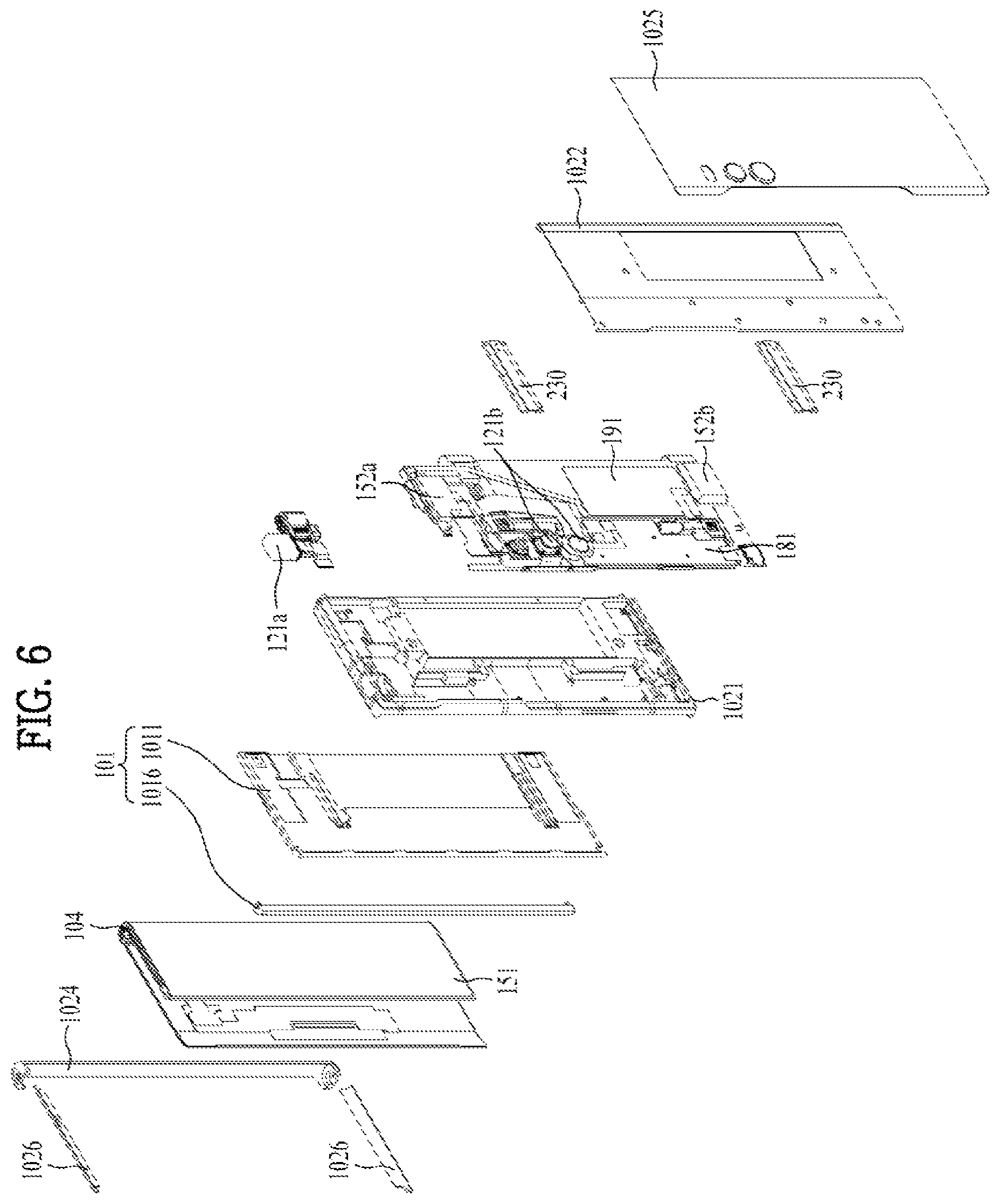 Patent US12613554 Figure 6 – Extendable mobile terminal having flexible display unit