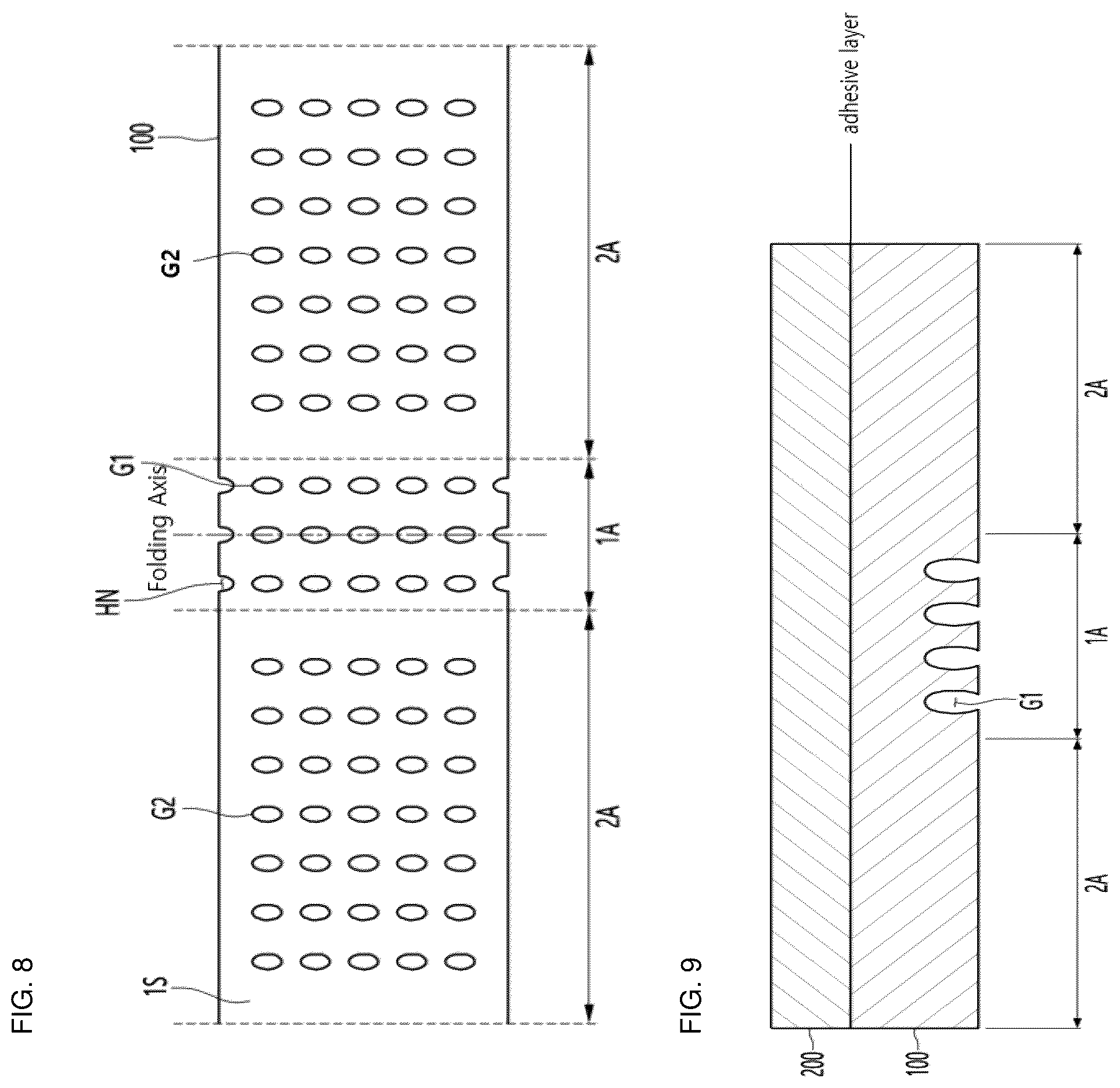 Patent US12613556 Figure 5 – Foldable display device