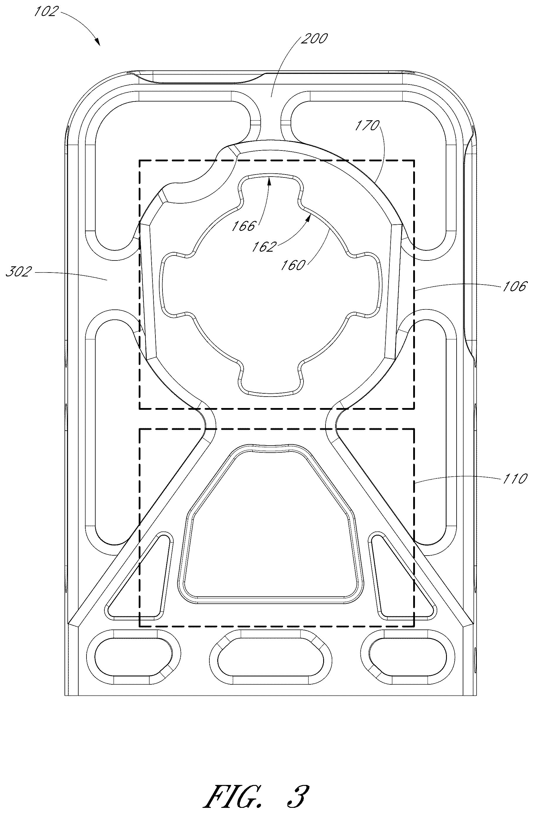 Patent US12613557 Figure 3 – Case and mount system for handheld electronic device