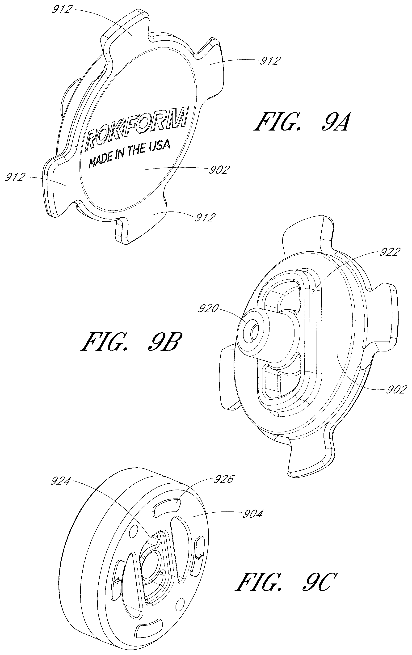 Patent US12613557 Figure 9 – Case and mount system for handheld electronic device