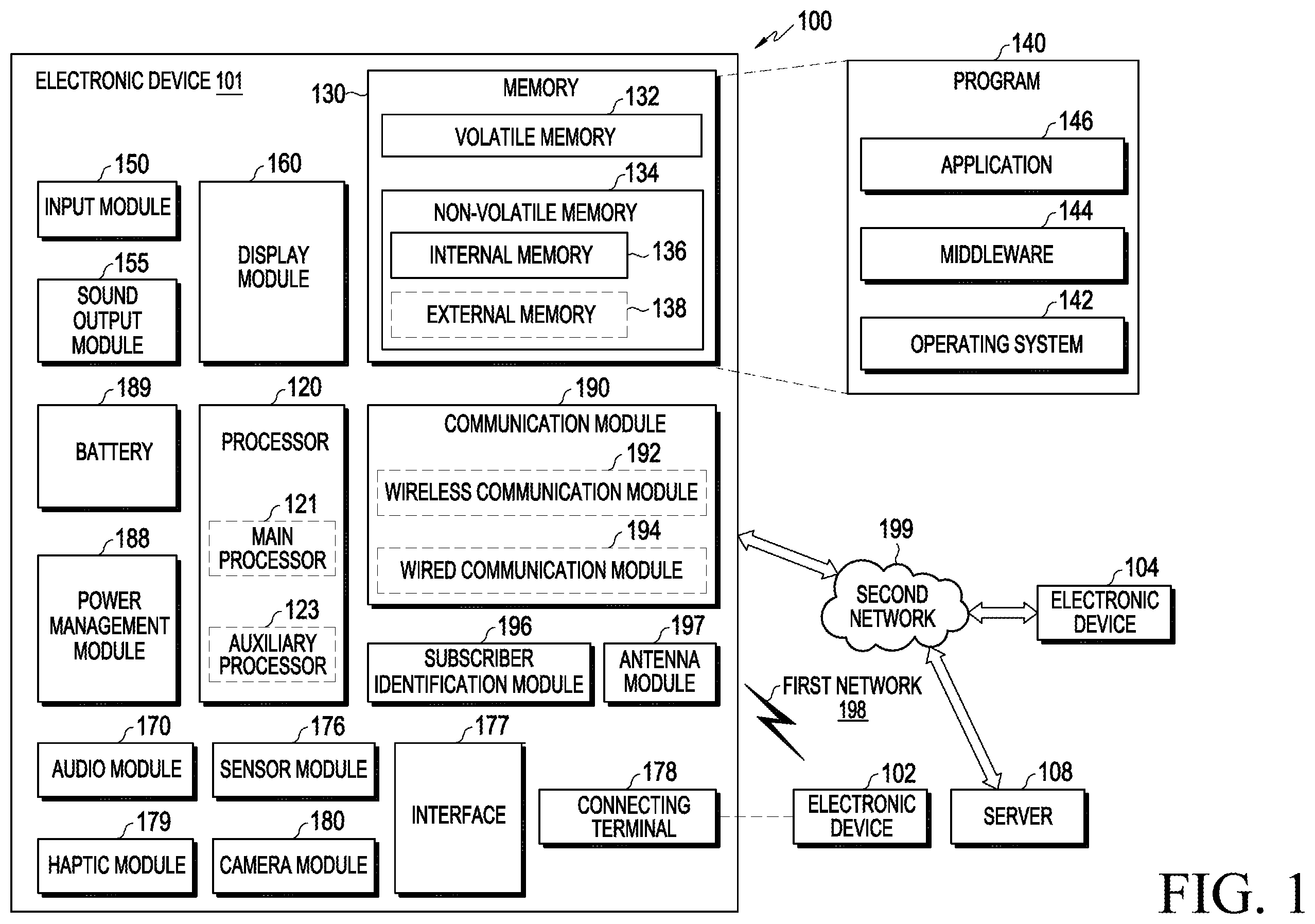 Patent US12613560 — Electronic apparatus including microphone and control method therefor — Figure 1