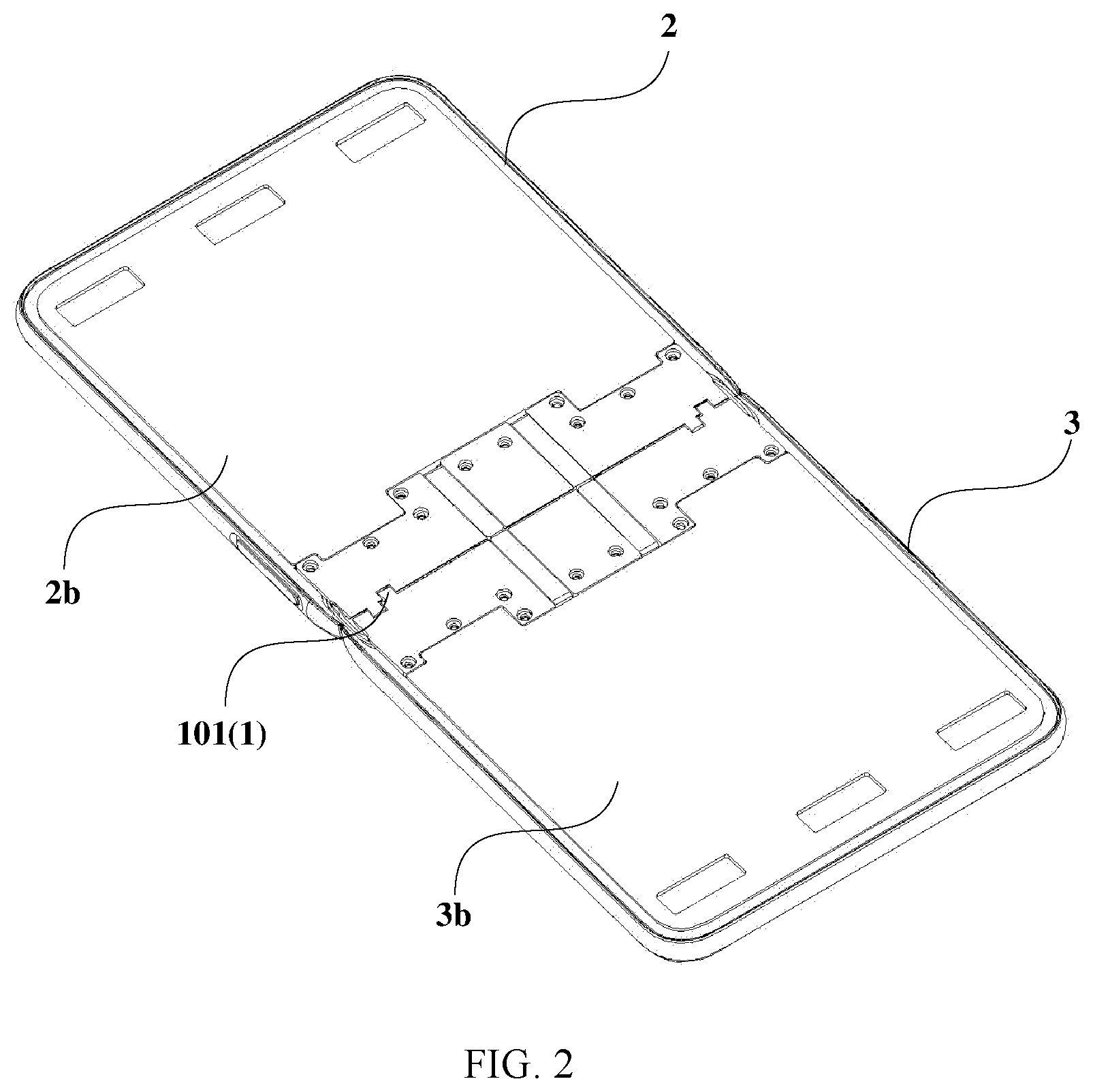 Patent US12613561 Figure 2 – Rotating shaft mechanism and electronic device