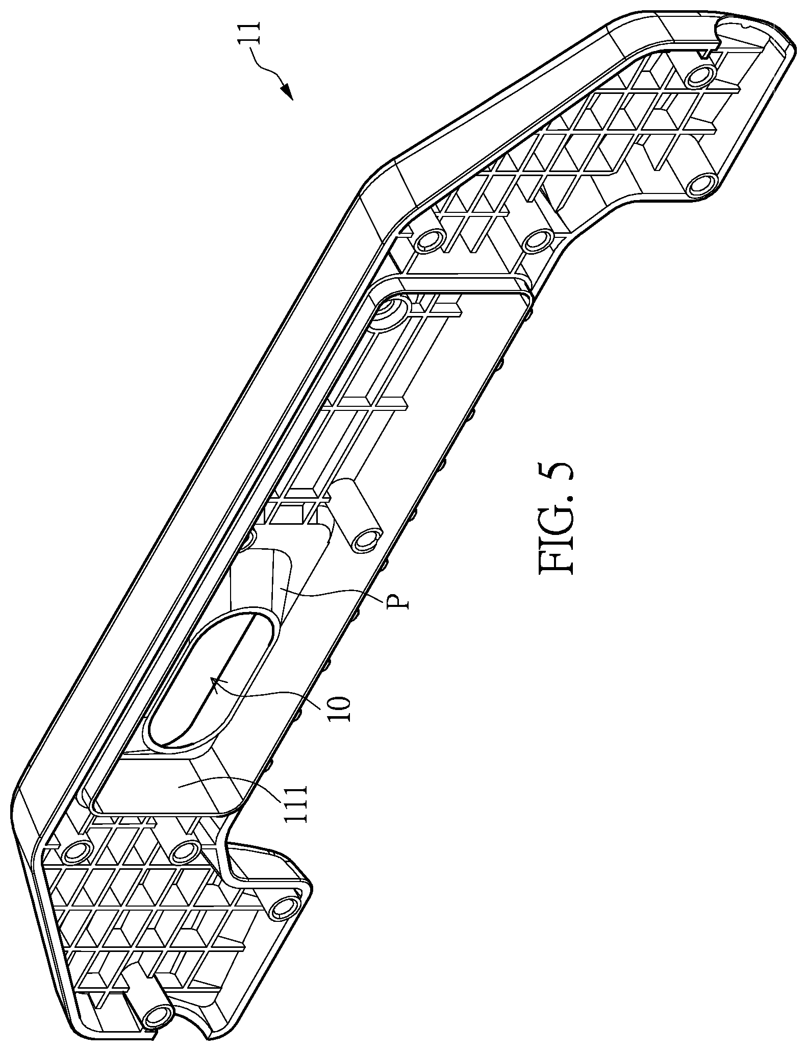 Patent US12613562 Figure 5 – Portable electronic device