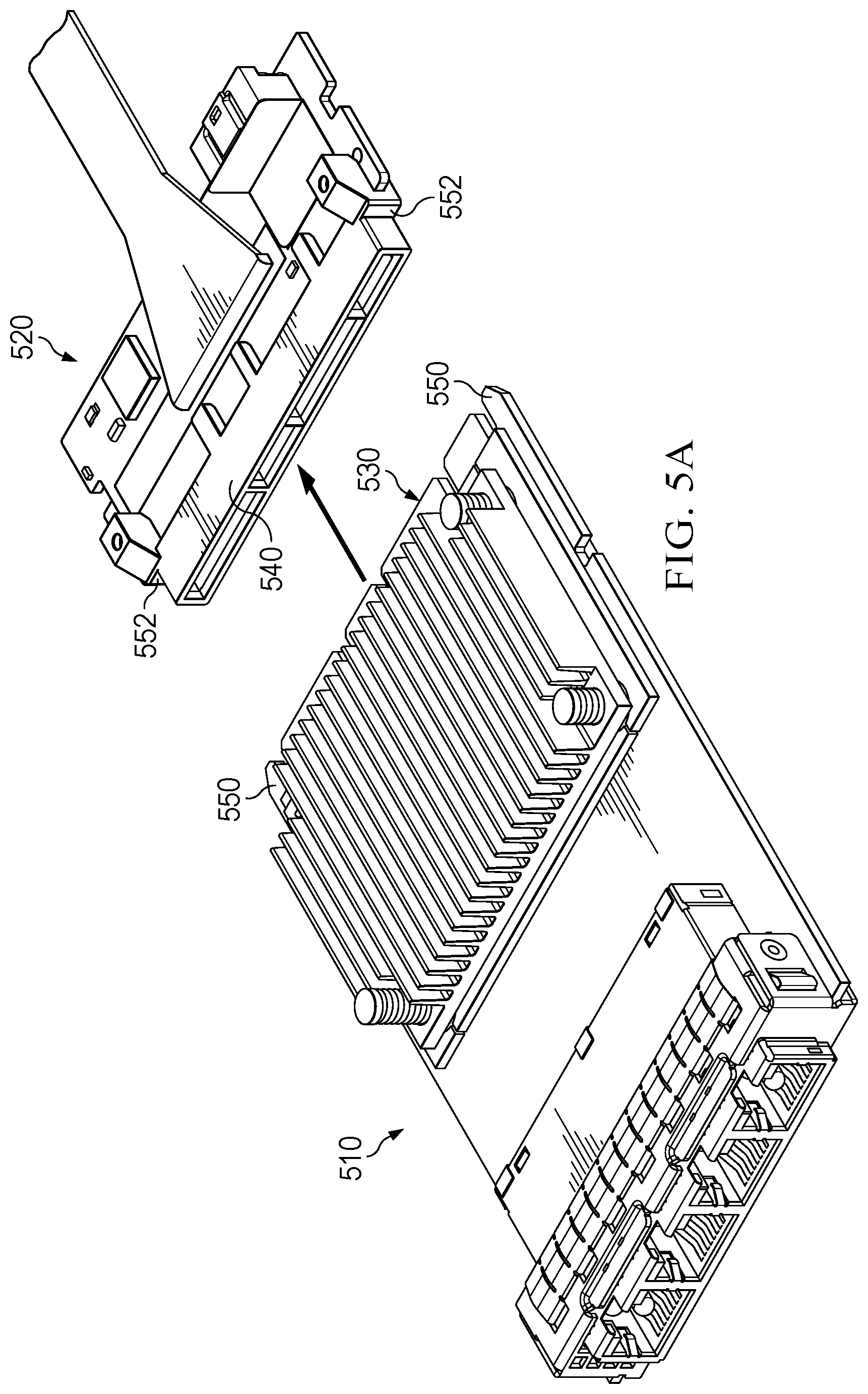 Patent US12613563 Figure 5 – Server system open compute project mounting system