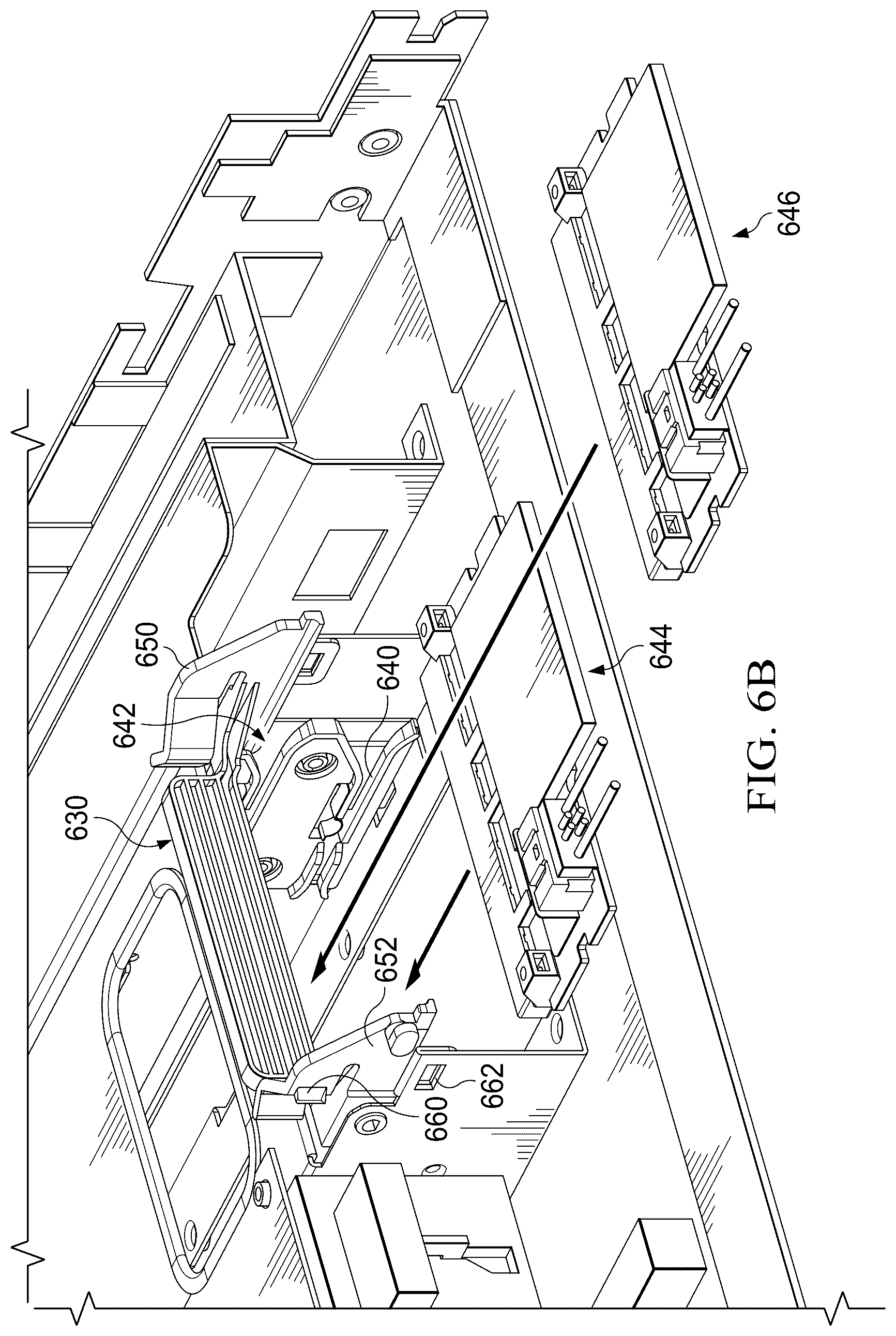 Patent US12613563 Figure 8 – Server system open compute project mounting system