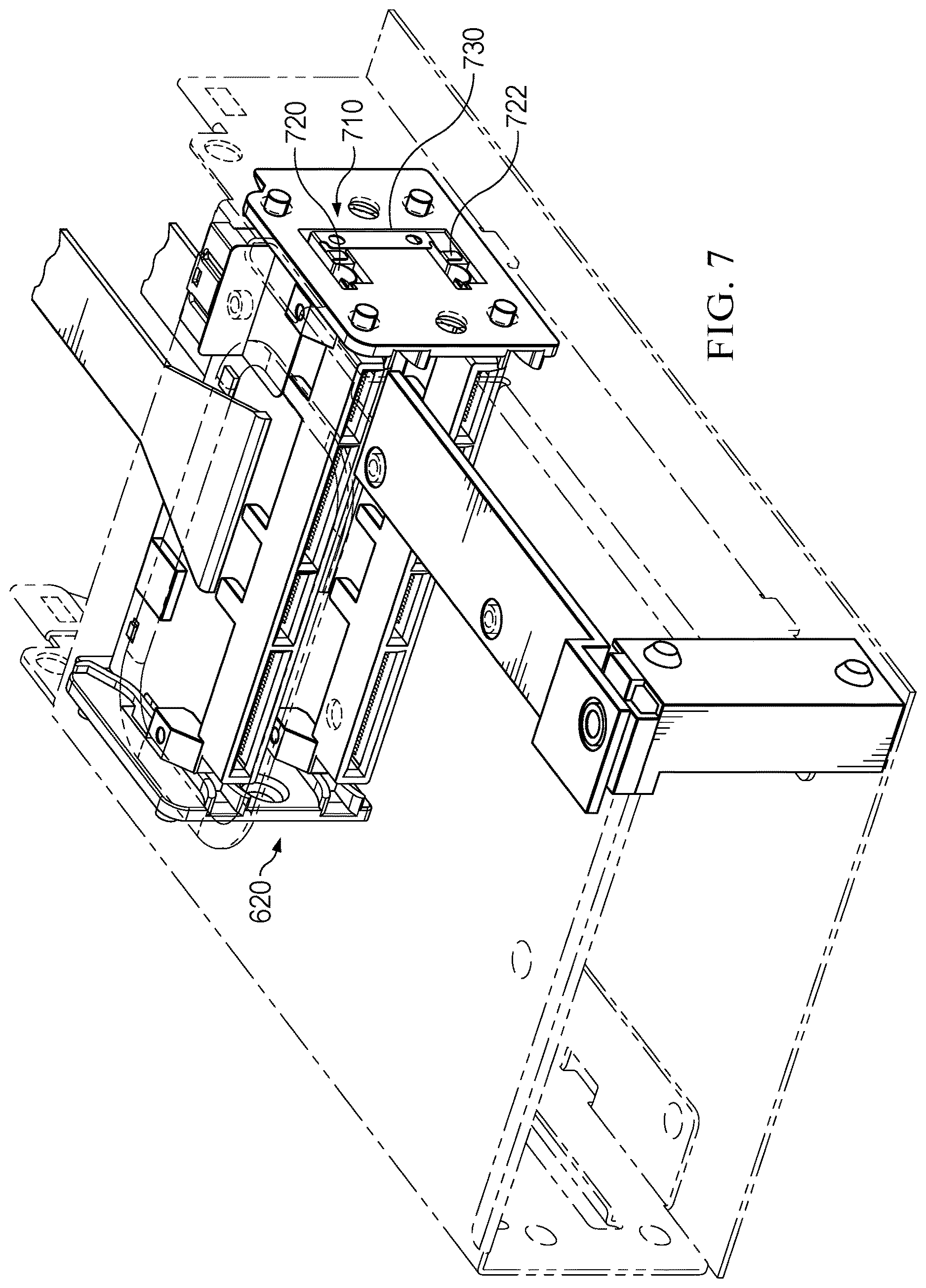 Patent US12613563 Figure 10 – Server system open compute project mounting system
