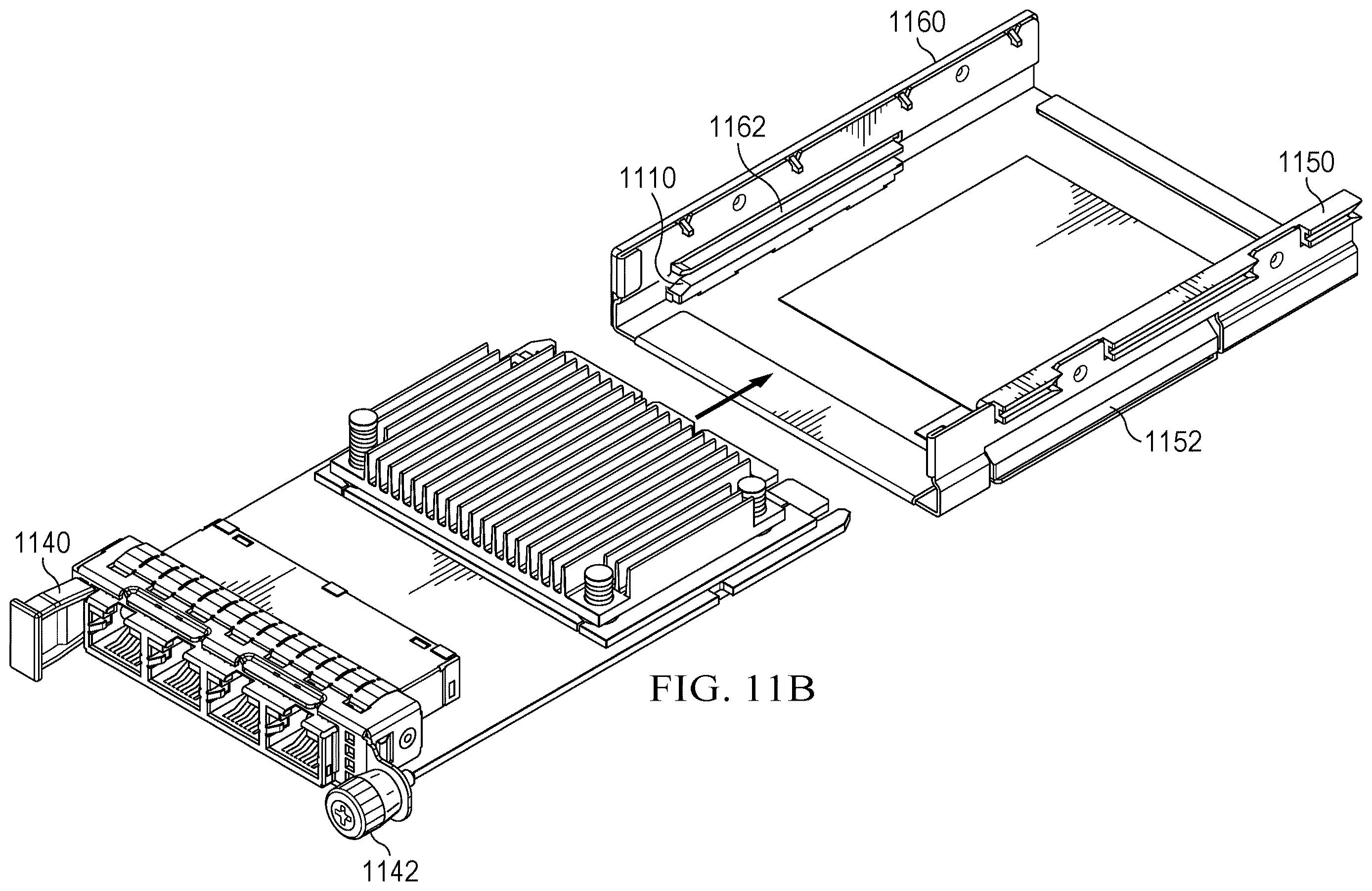 Patent US12613563 Figure 16 – Server system open compute project mounting system