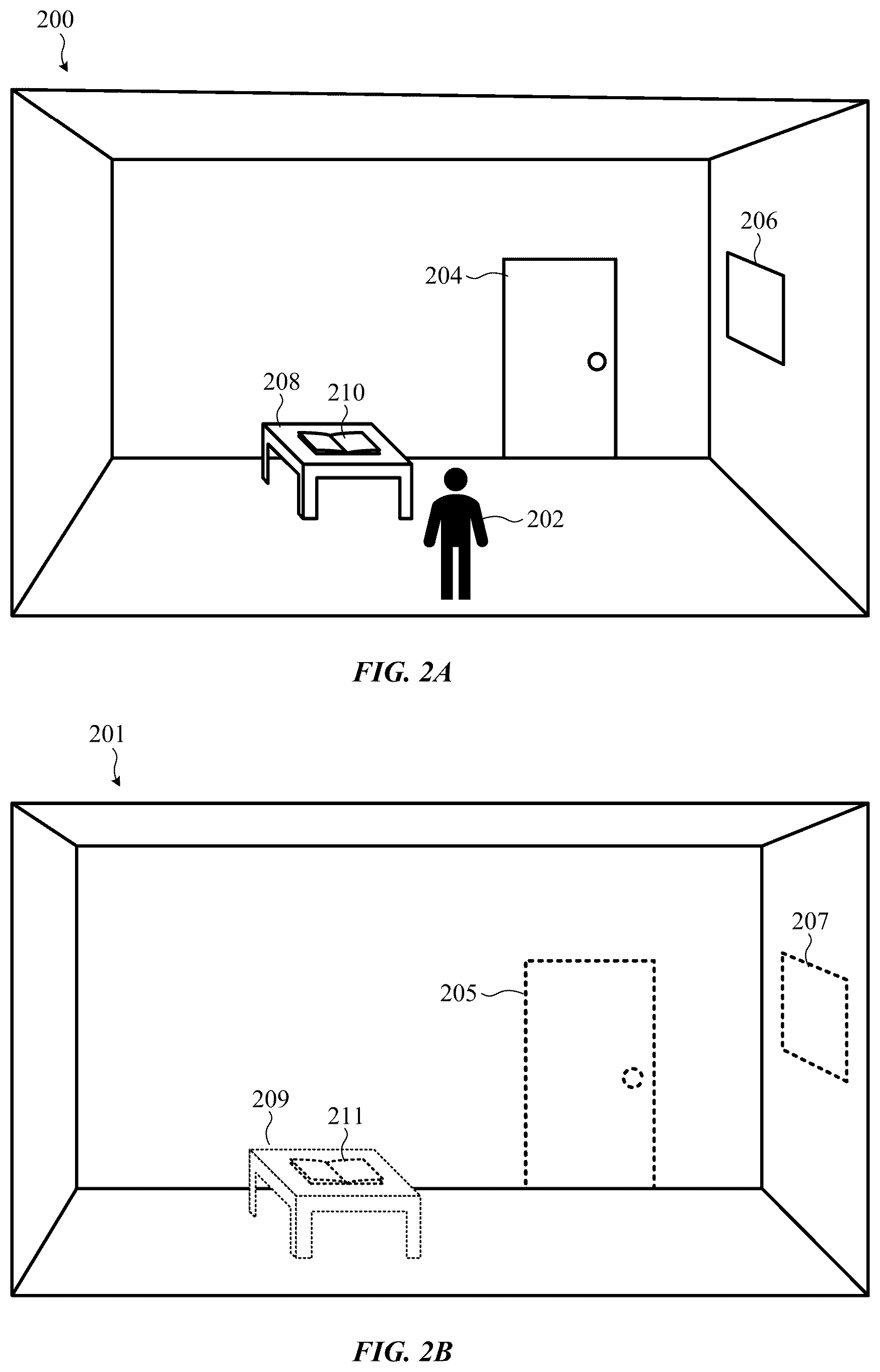 Patent US12613570 Figure 2 – Dynamically adjustable distraction reduction in extended reality environments