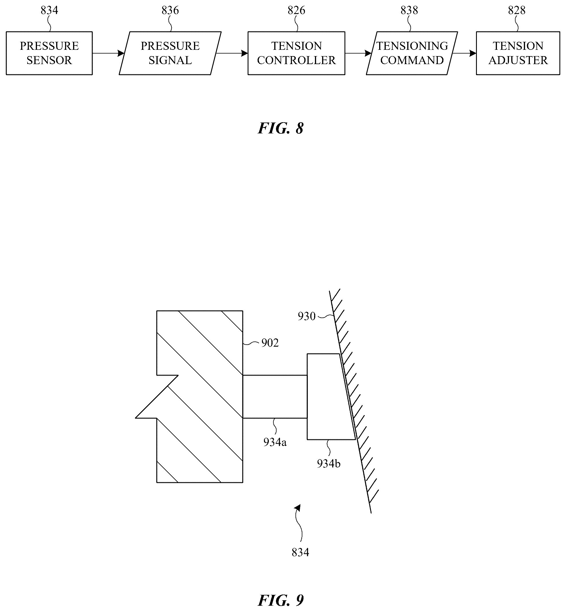Patent US12613574 Figure 5 – Head-mounted device with tension adjustment
