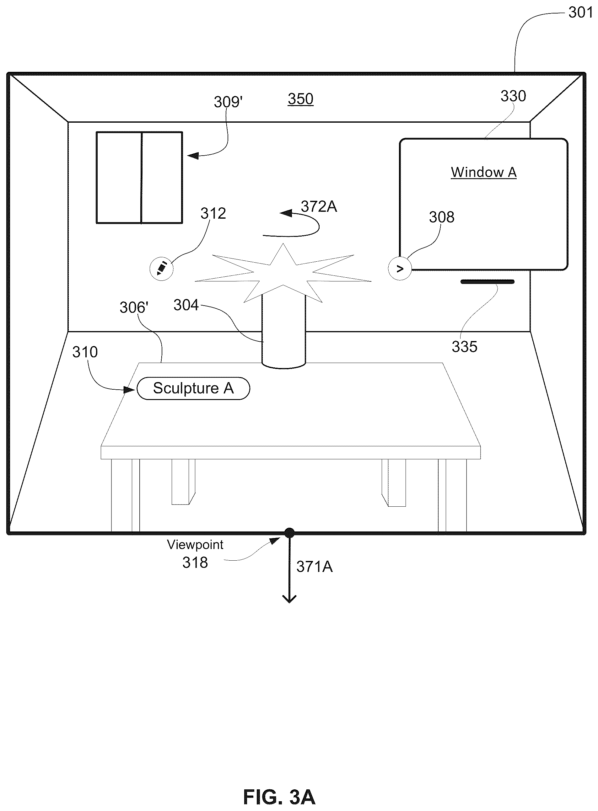 Patent US12613575 Figure 3 – Systems and methods of transitioning display of a three-dimensional object based on tilt