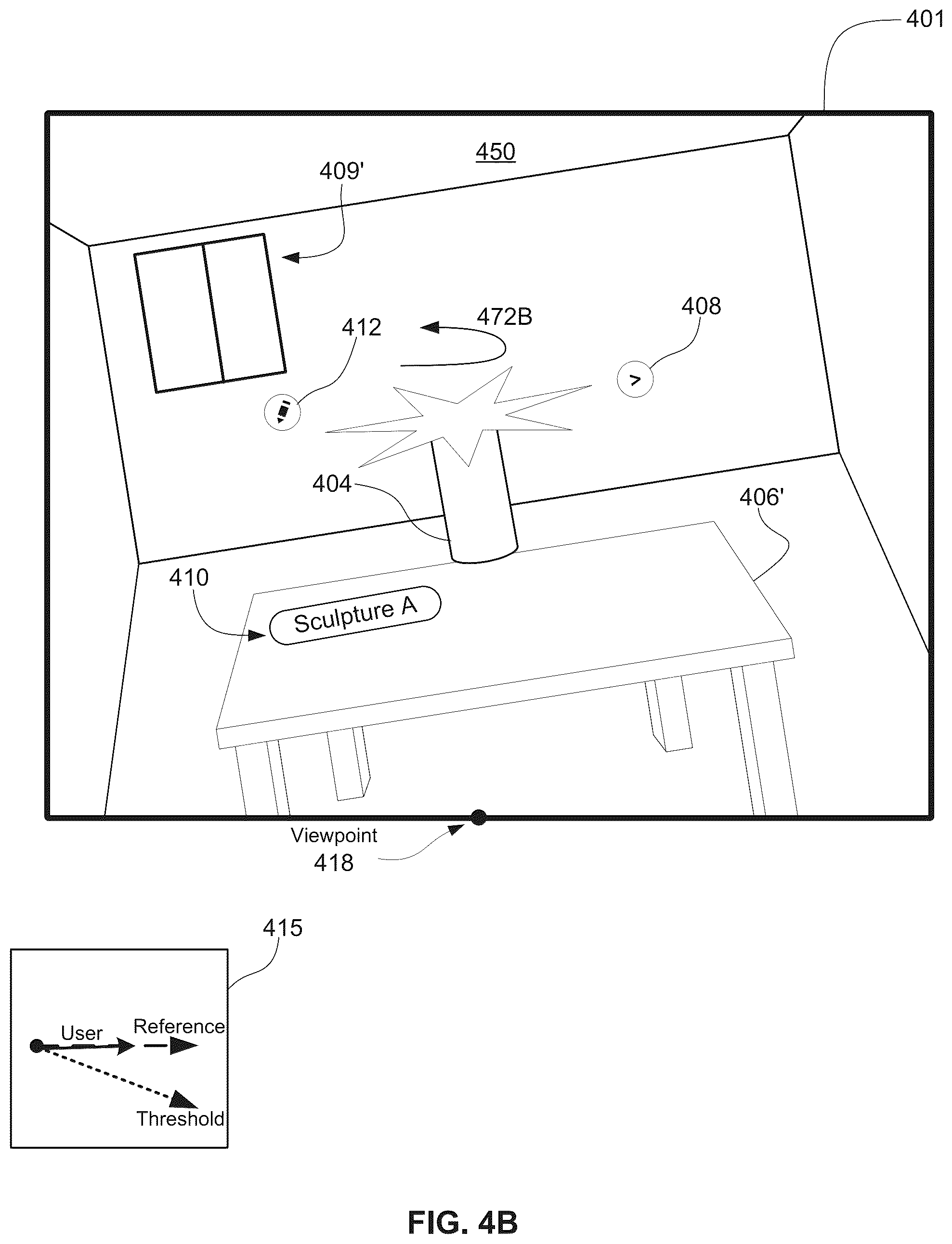Patent US12613575 Figure 10 – Systems and methods of transitioning display of a three-dimensional object based on tilt