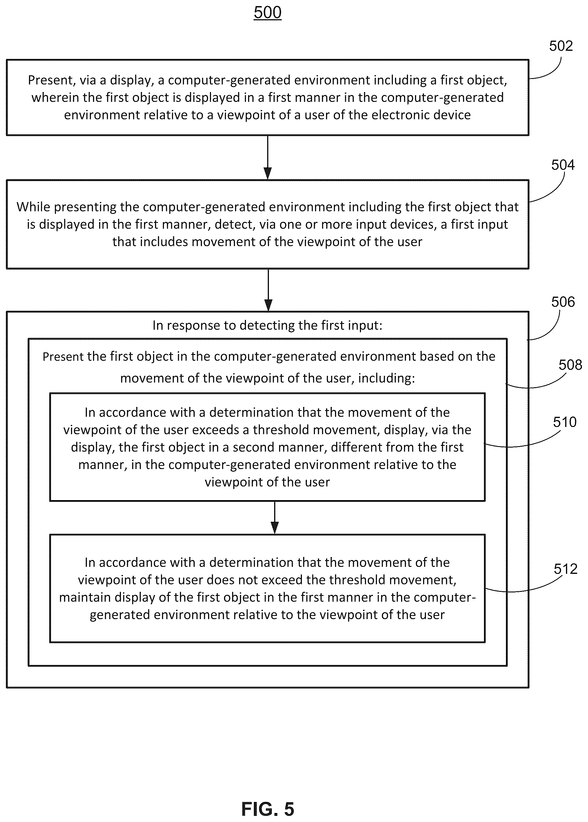 Patent US12613575 Figure 20 – Systems and methods of transitioning display of a three-dimensional object based on tilt