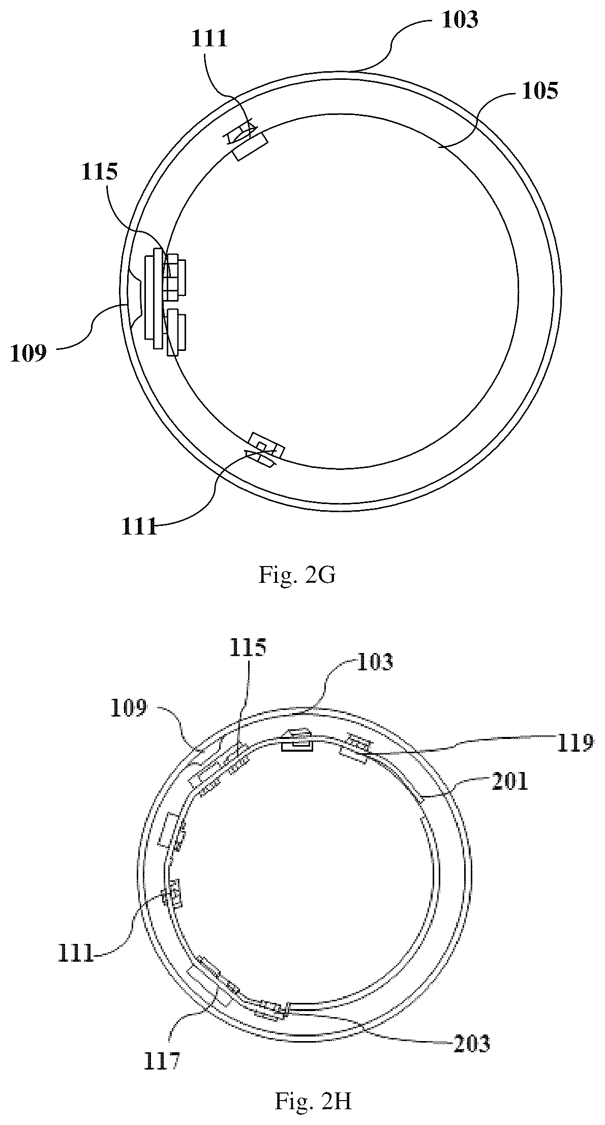 Patent US12613577 Figure 4 – Wearable ring device with rotating interface for performing communication operation