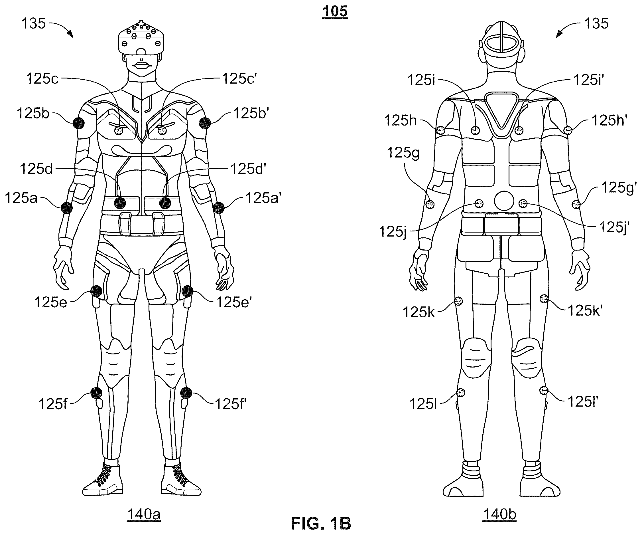 Patent US12613580 Figure 2 – Systems and methods for guiding actors using a motion capture reference system