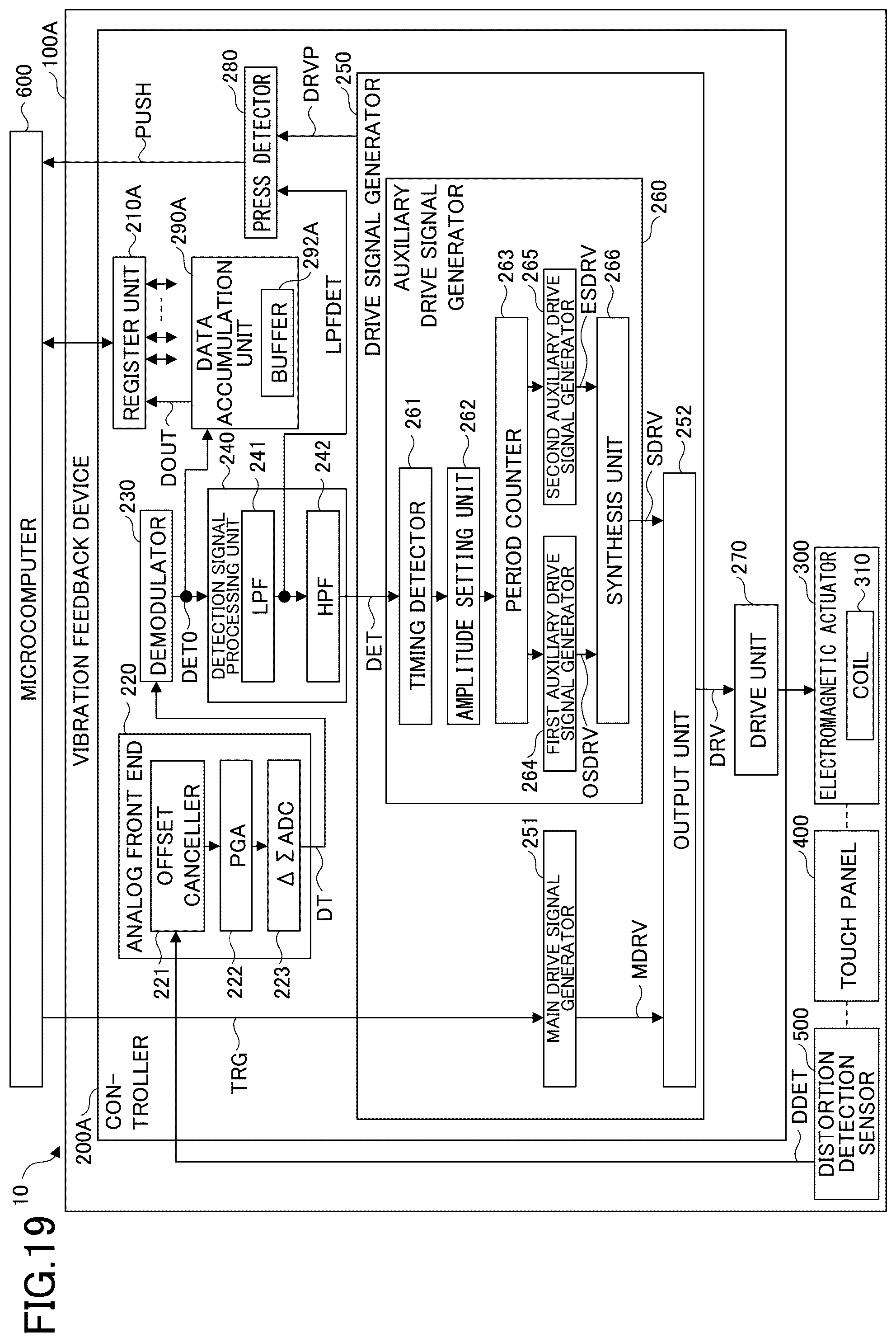 Patent US12613582 Figure 19 – Controller and vibration feedback device